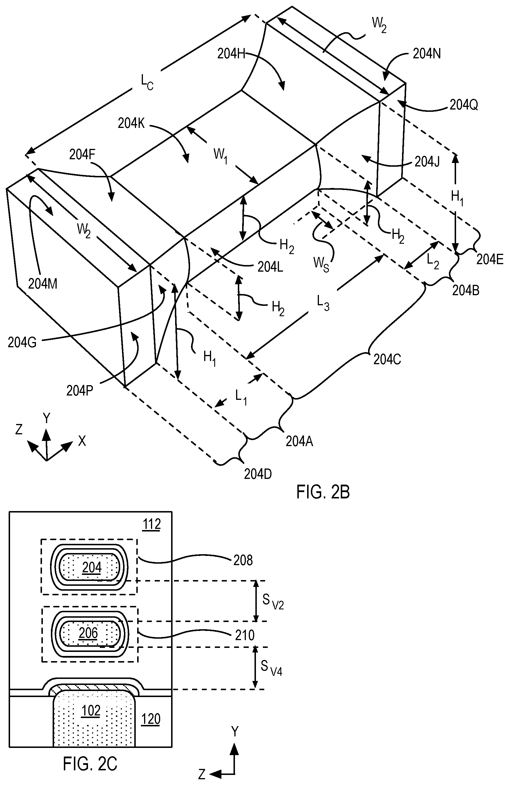 Patent US12568643 Figure 3 – Nanowire transistors and methods of fabrication