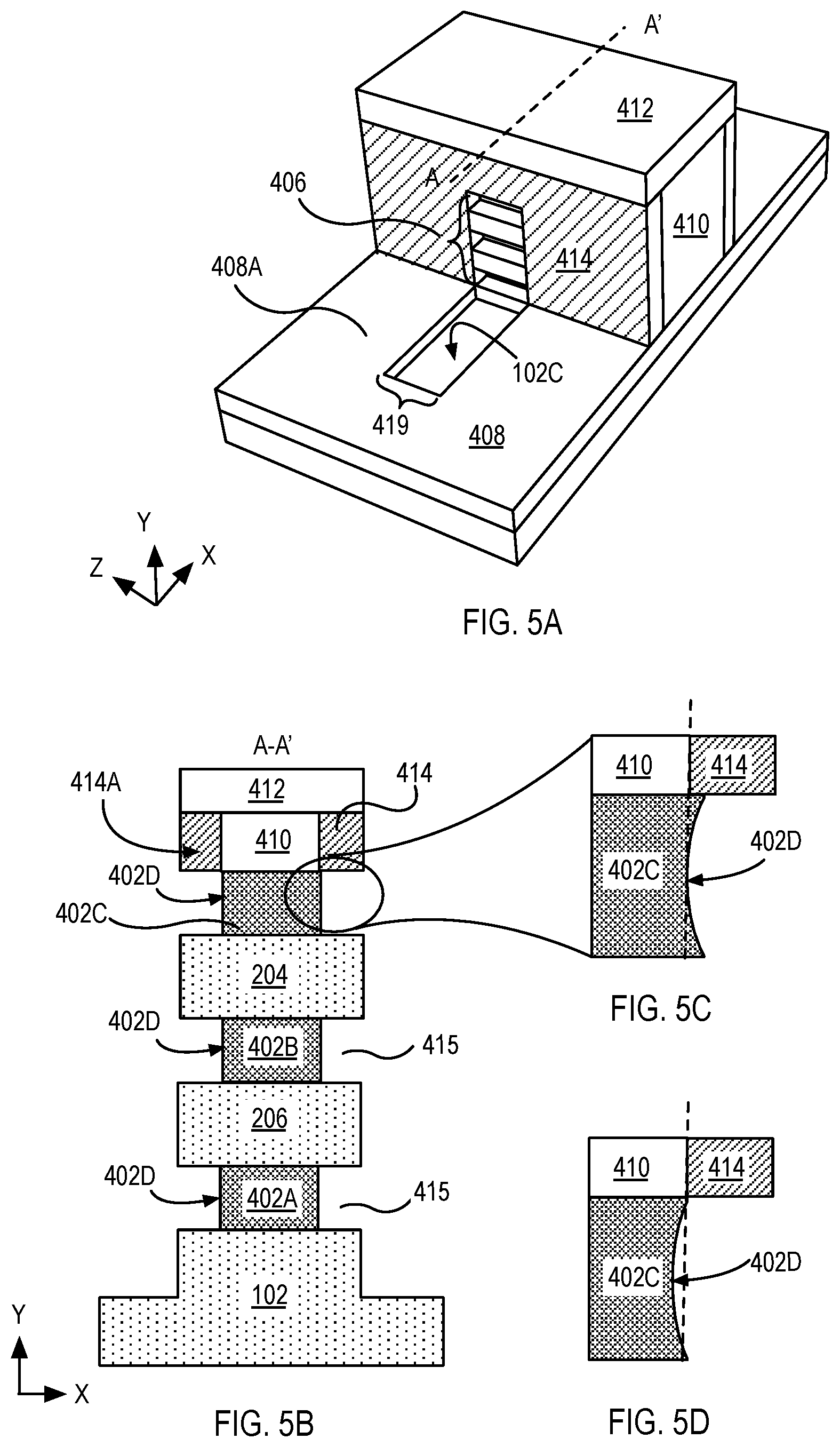 Patent US12568643 Figure 7 – Nanowire transistors and methods of fabrication