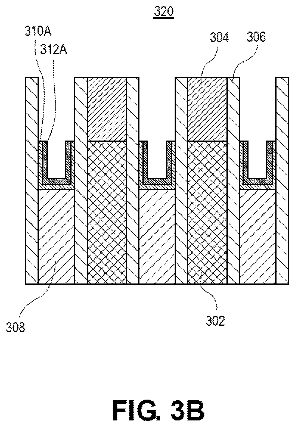 Patent US12568644 Figure 4 – Contact over active gate structures with trench contact layers for advanced integrated circuit structure fabrication