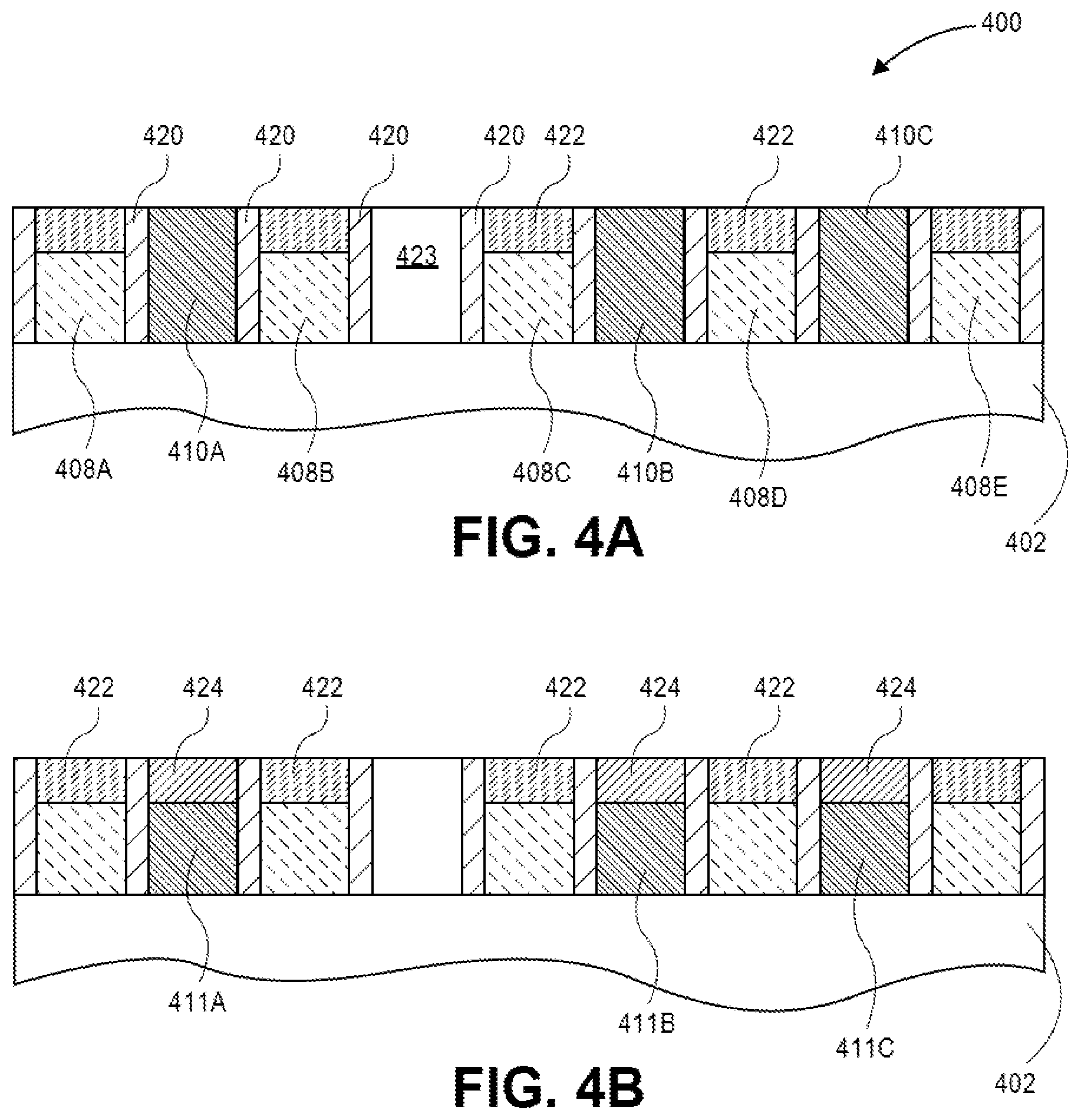Patent US12568644 Figure 7 – Contact over active gate structures with trench contact layers for advanced integrated circuit structure fabrication