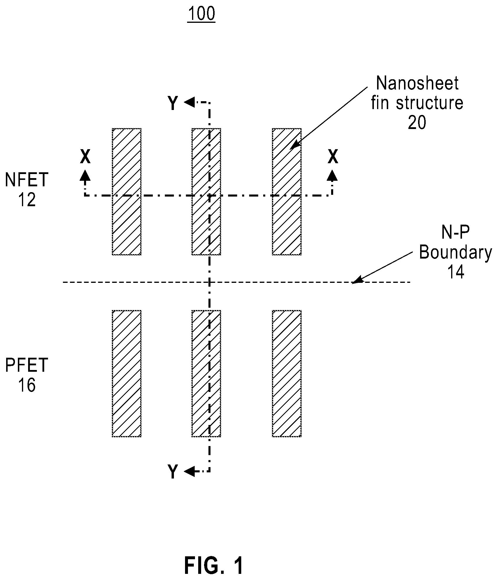 Patent US12568645 — Vertical field effect transistor with self-aligned backside trench epitaxy — Figure 1