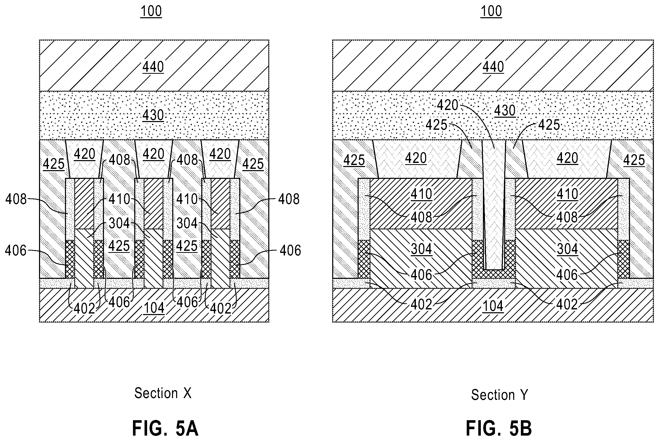 Patent US12568645 Figure 5 – Vertical field effect transistor with self-aligned backside trench epitaxy