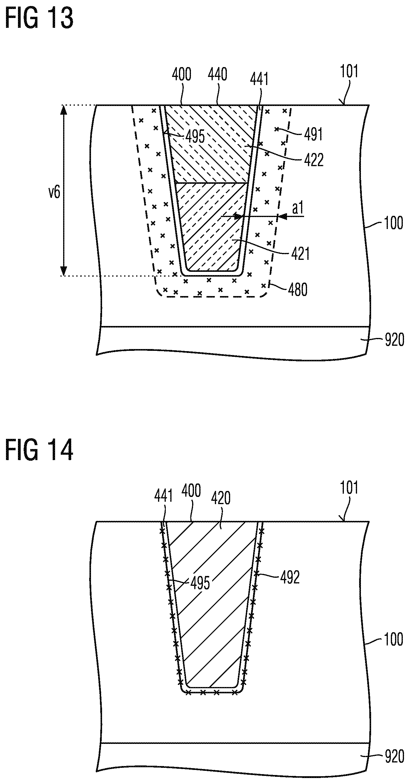 Patent US12568646 Figure 8 – Semiconductor device with trench isolation structures in a transition region and method of manufacturing