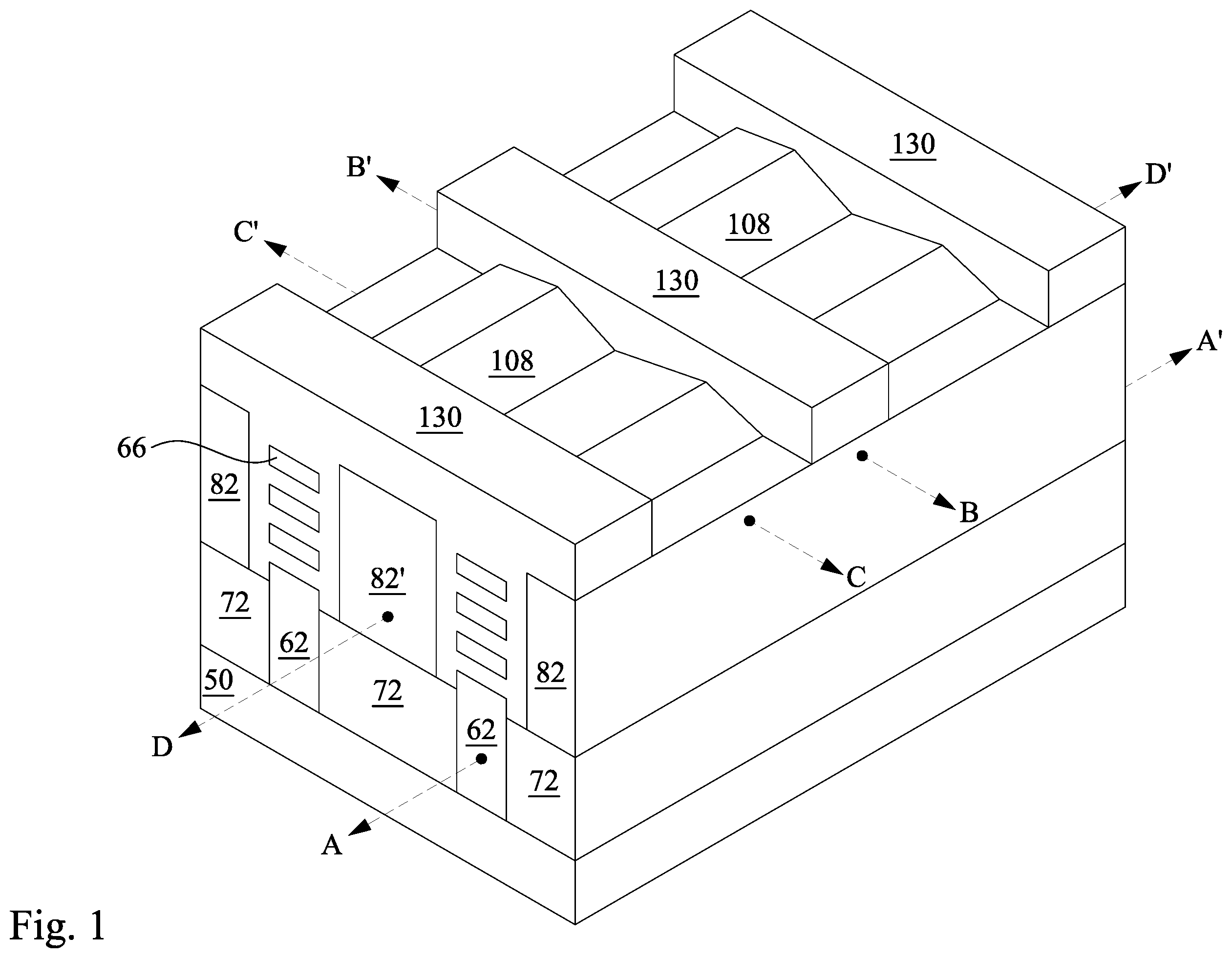 Patent US12568648 Figure 1 – Backside source/drain contacts and methods of forming the same
