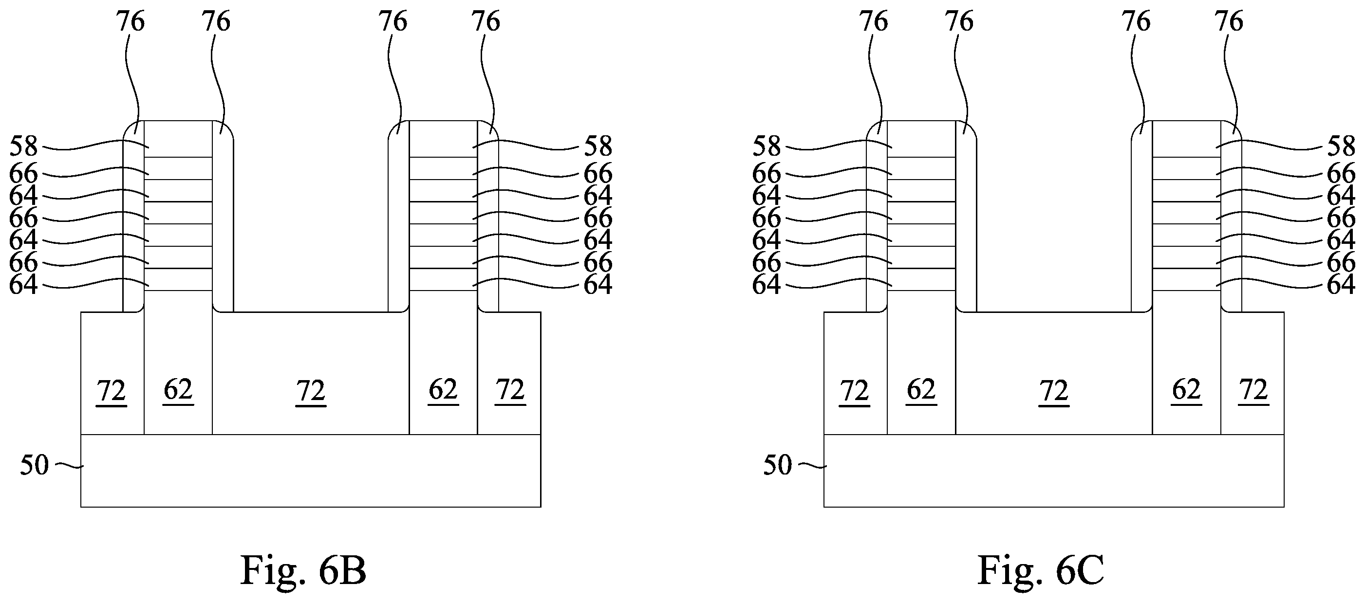 Patent US12568648 Figure 8 – Backside source/drain contacts and methods of forming the same