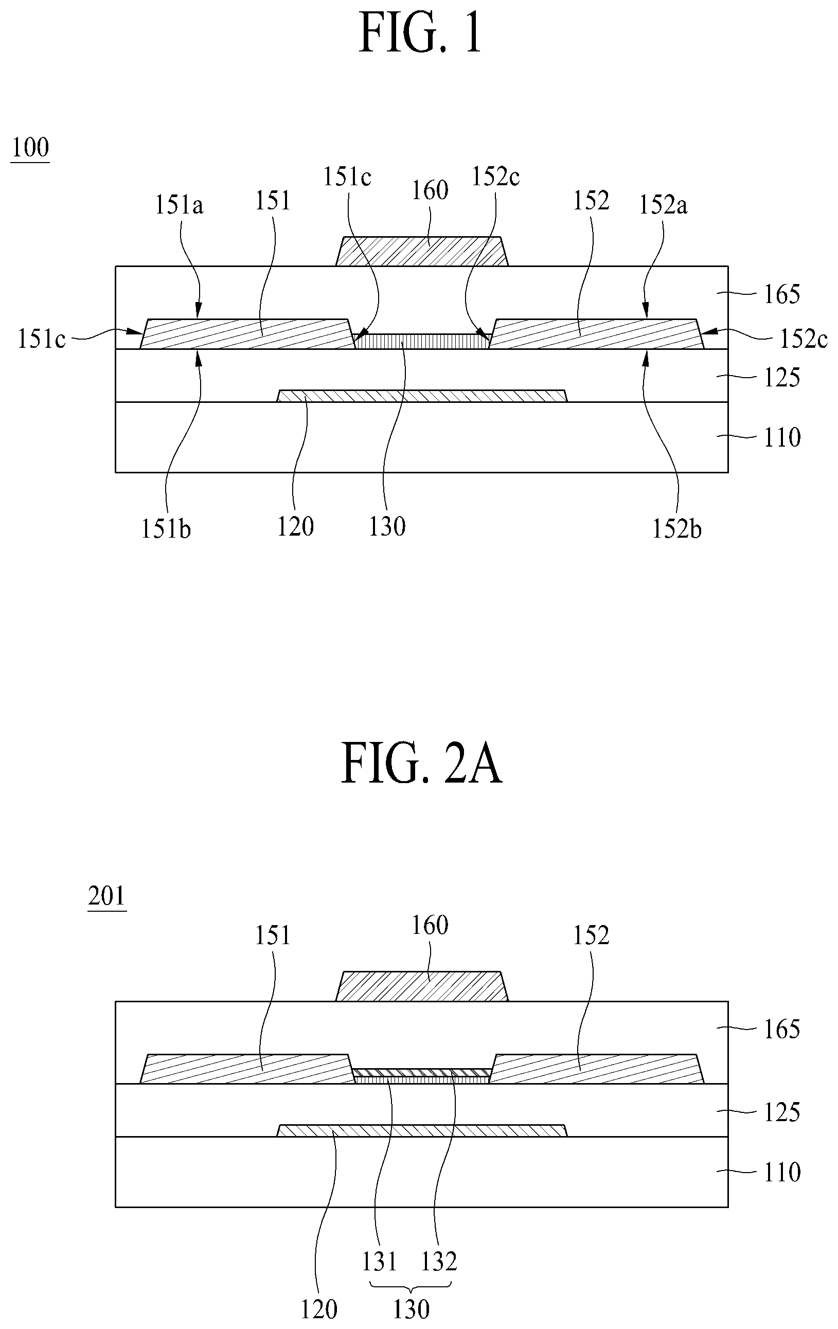Patent US12568649 Figure 1 – Thin film transistor, fabricating method thereof and display device comprising the same
