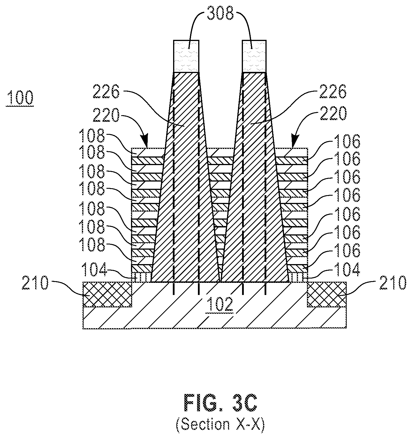 Patent US12568650 Figure 5 – Profile engineering for deep trenches in a semiconductor device