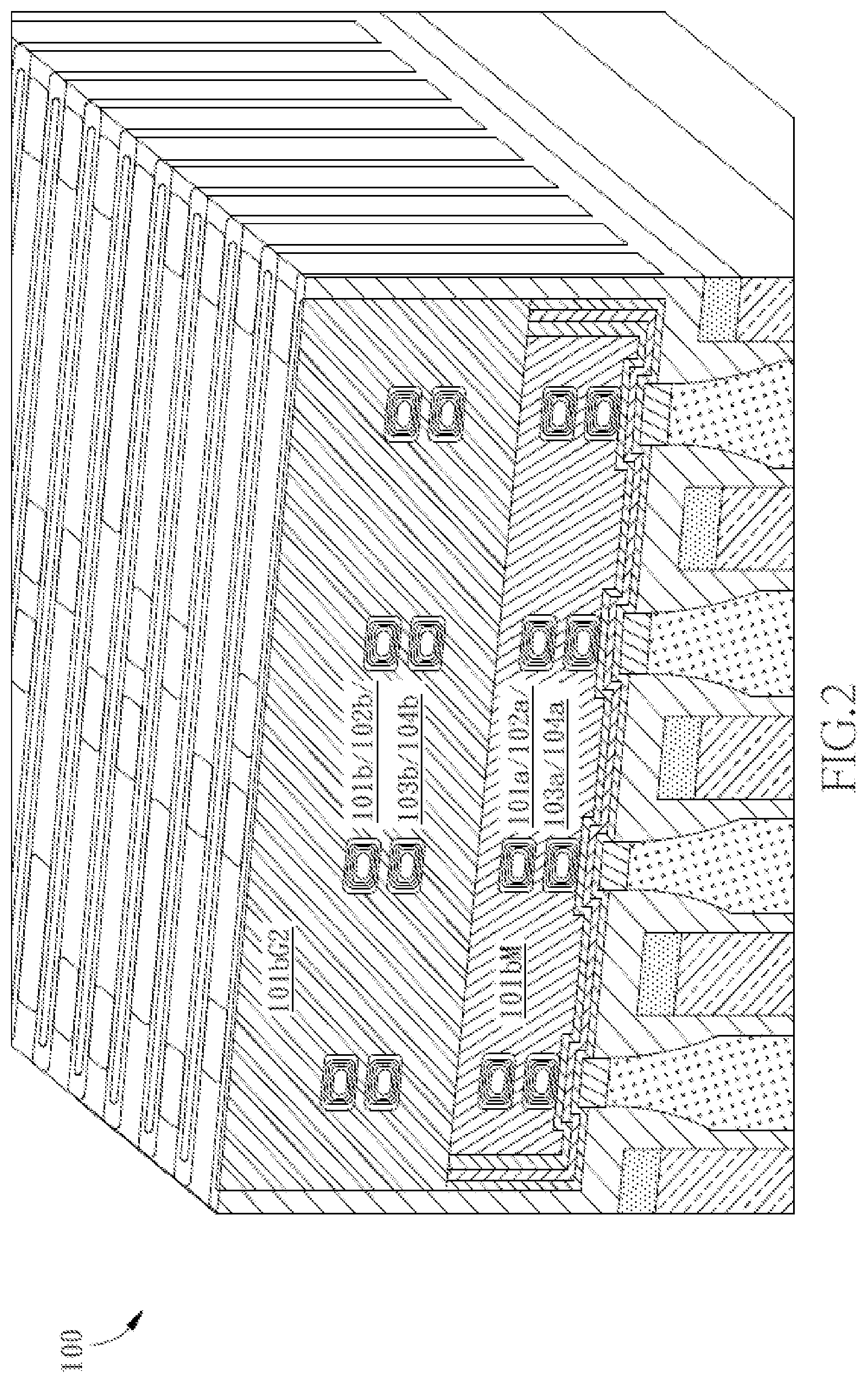 Patent US12568651 Figure 2 – Semiconductor structure having stacked gates and method of manufacture thereof
