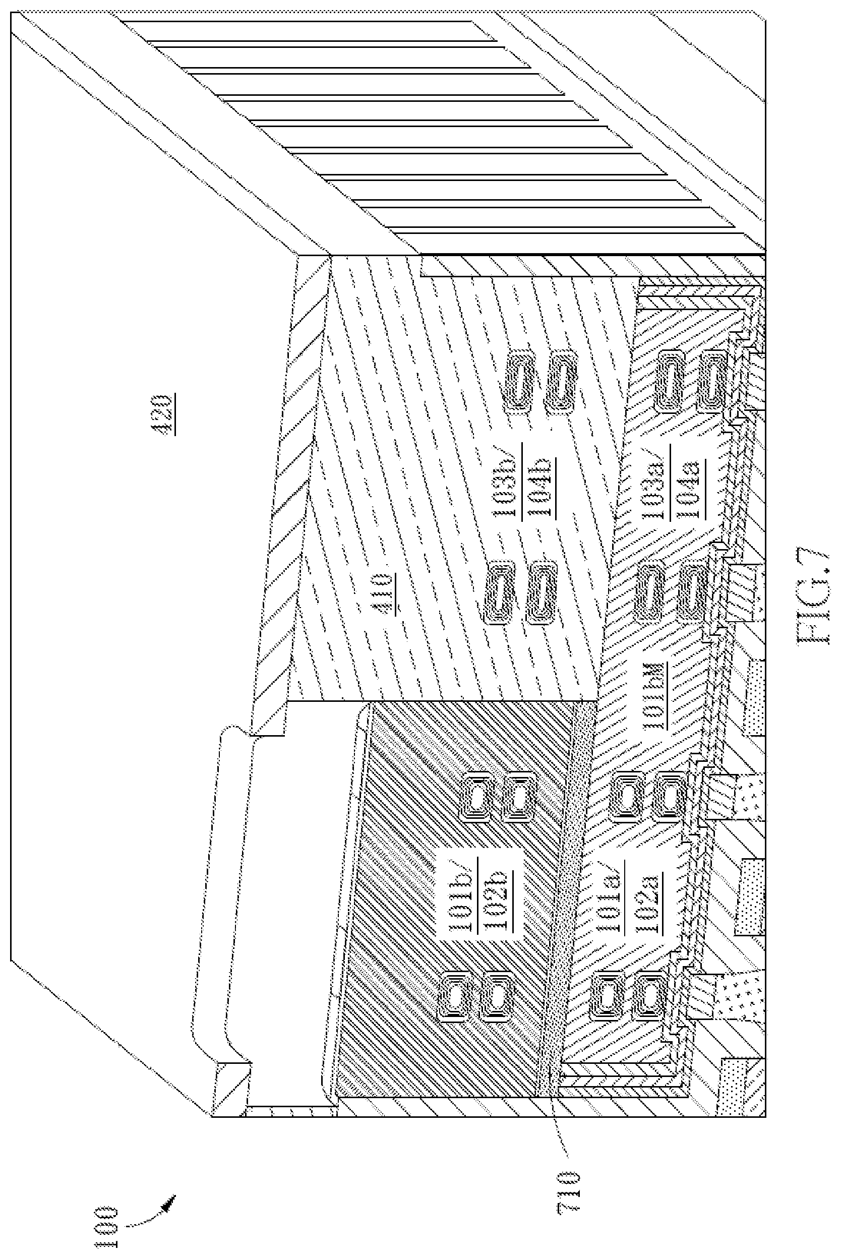 Patent US12568651 Figure 7 – Semiconductor structure having stacked gates and method of manufacture thereof