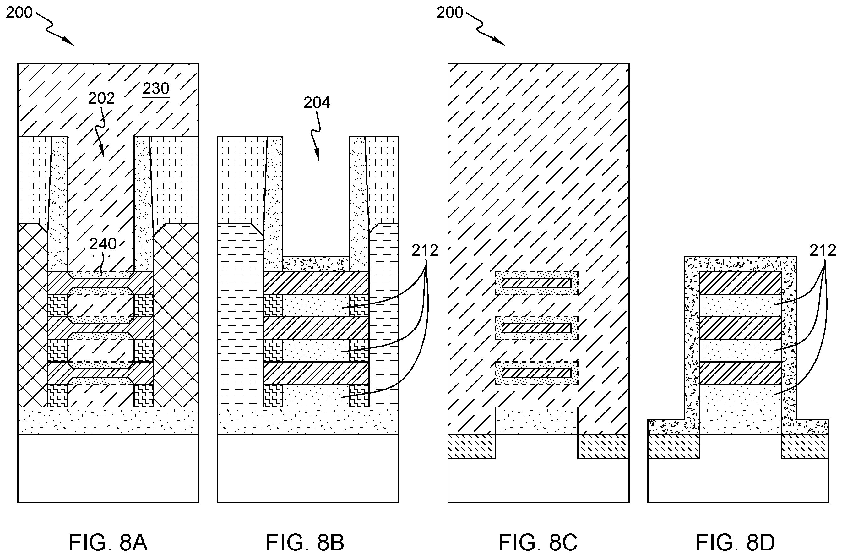 Patent US12568652 Figure 8 – Forming gate all around device with silicon-germanium channel