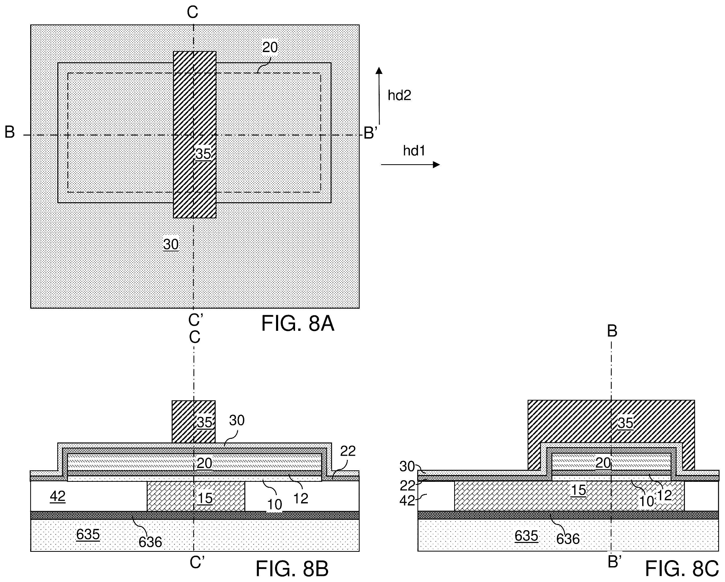 Patent US12568656 Figure 8 – Thin film transistor including a dielectric diffusion barrier and methods for forming the same