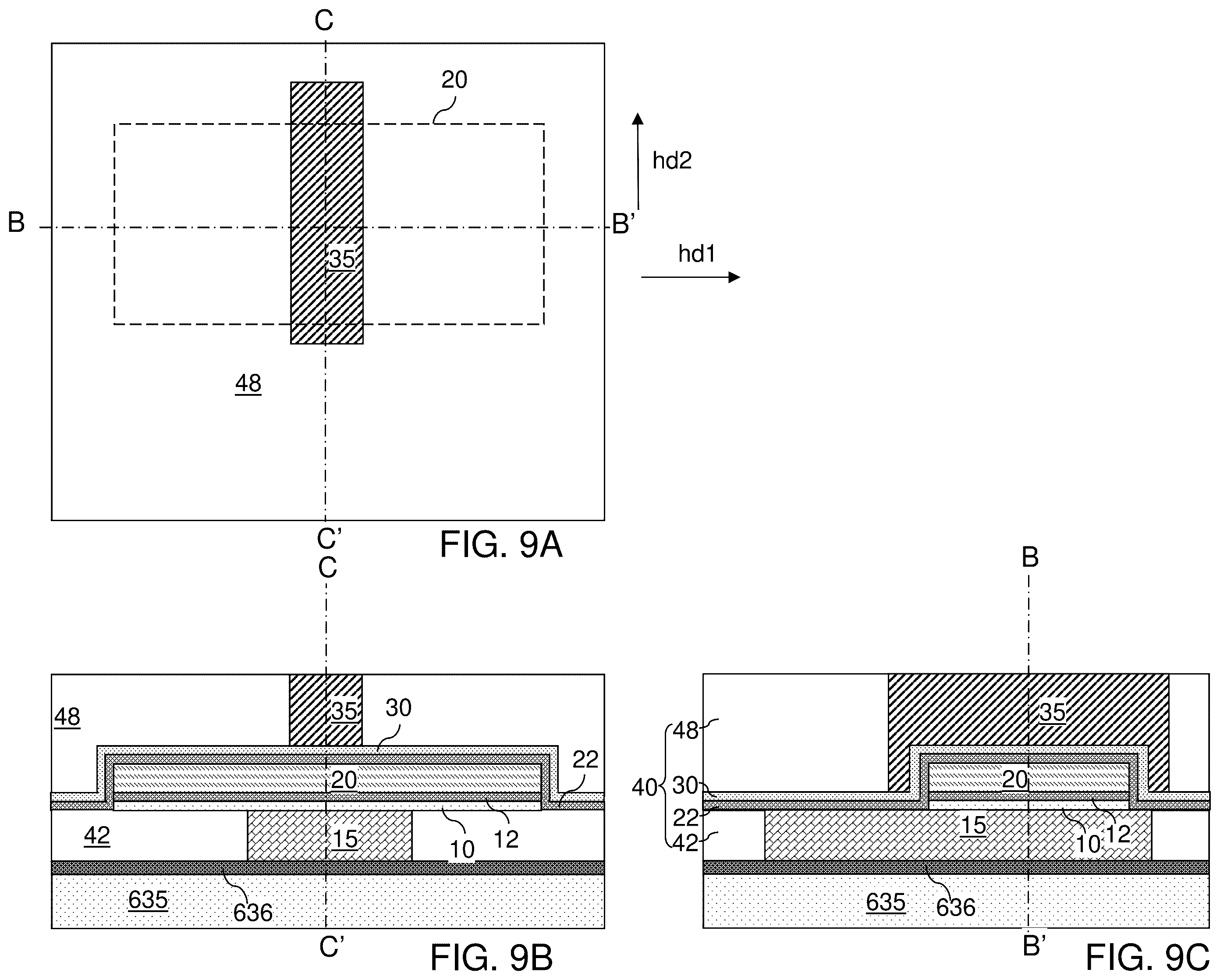 Patent US12568656 Figure 9 – Thin film transistor including a dielectric diffusion barrier and methods for forming the same