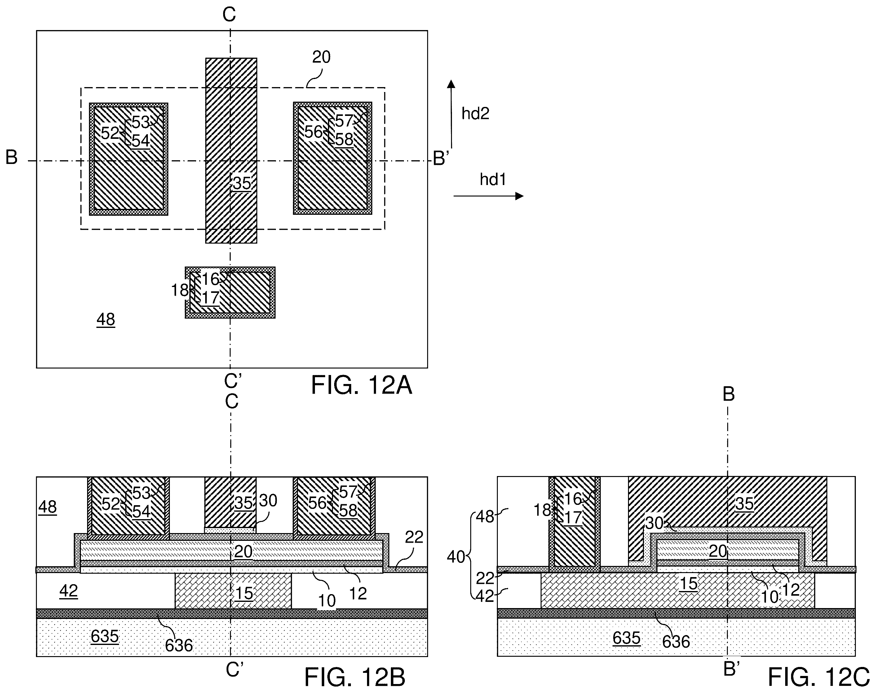 Patent US12568656 Figure 12 – Thin film transistor including a dielectric diffusion barrier and methods for forming the same