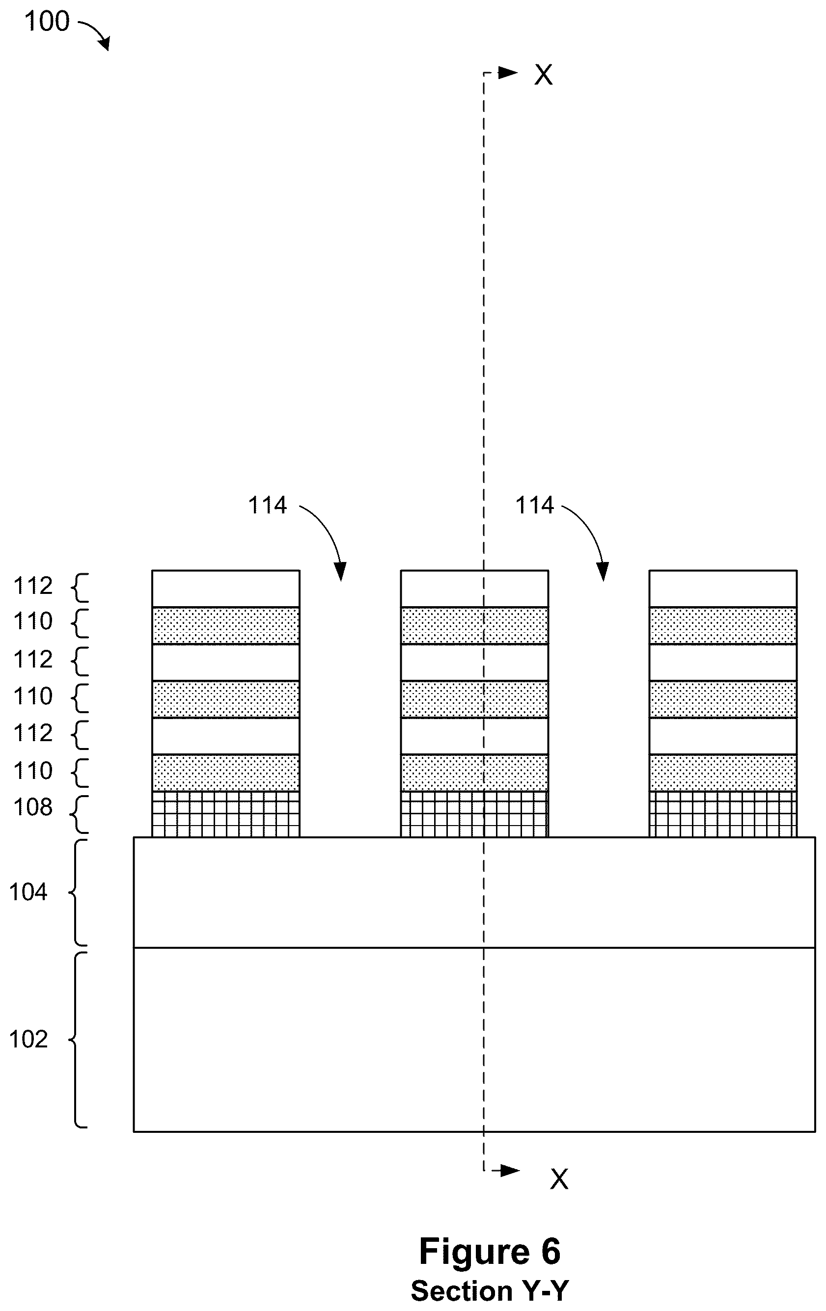 Patent US12568661 Figure 6 – Self-aligned backside trench epitaxy for low contact resistivity