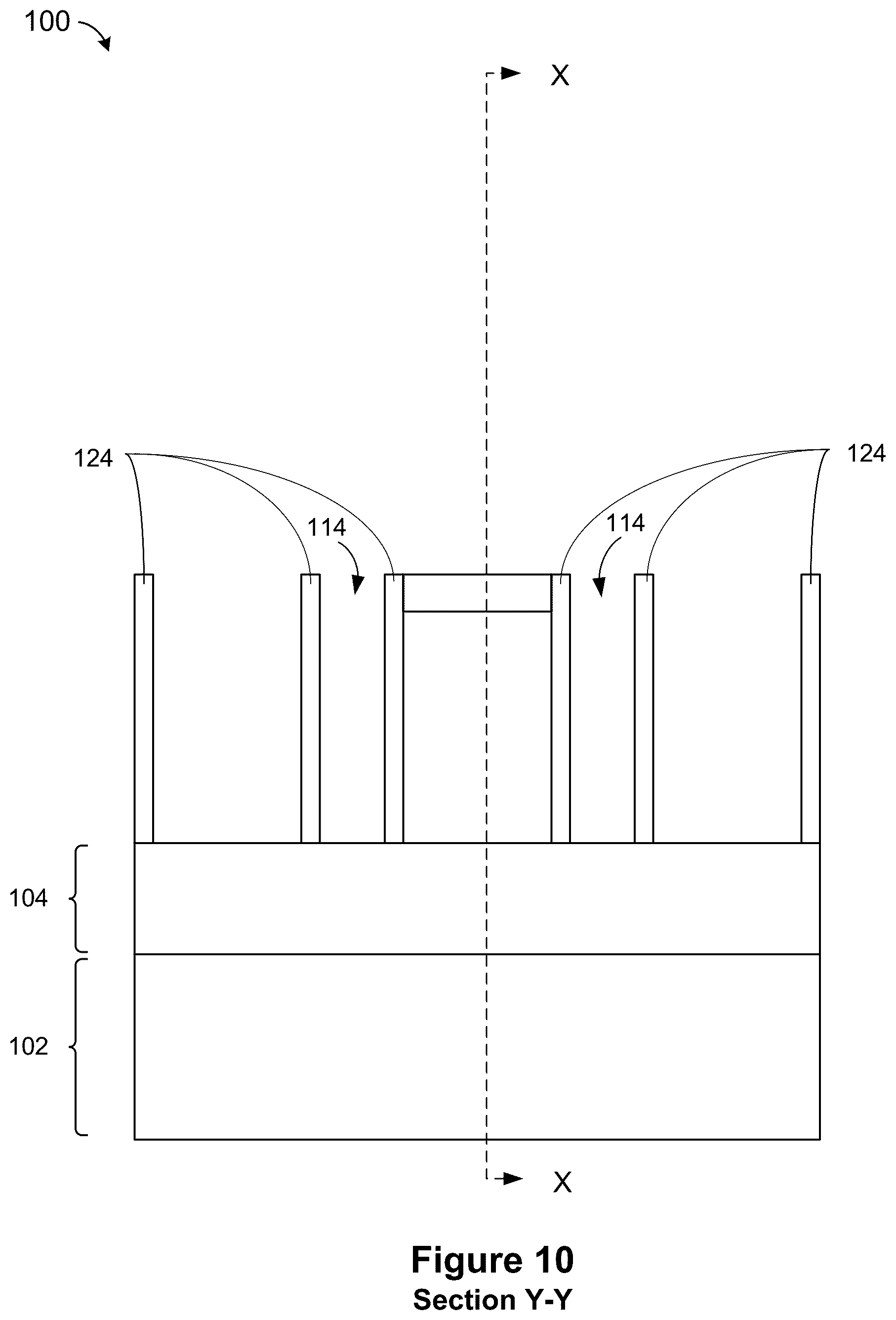 Patent US12568661 Figure 10 – Self-aligned backside trench epitaxy for low contact resistivity