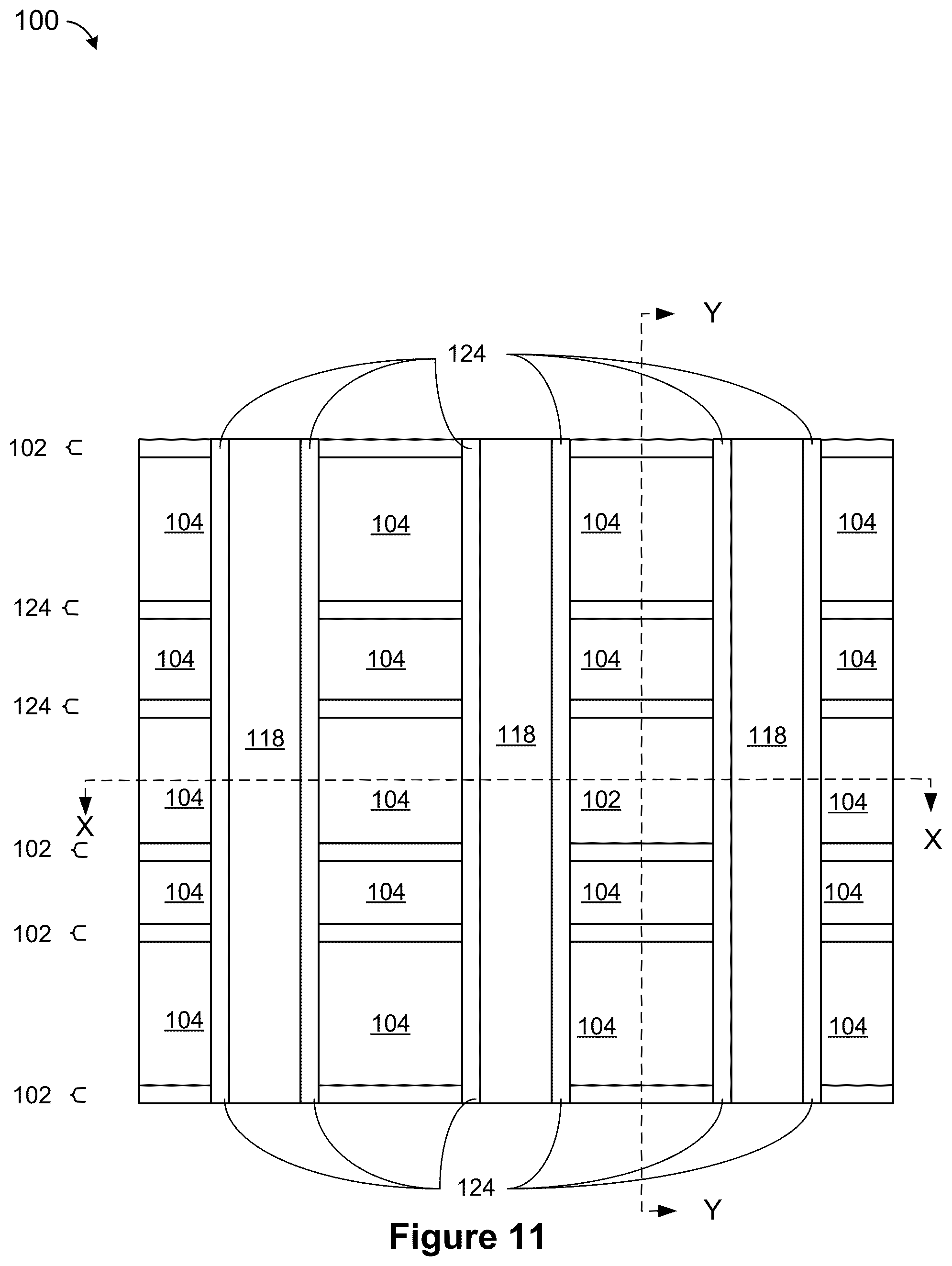 Patent US12568661 Figure 11 – Self-aligned backside trench epitaxy for low contact resistivity