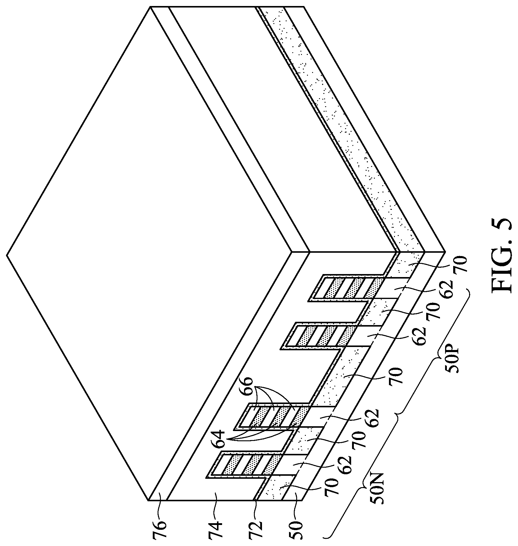 Patent US12568662 Figure 5 – Semiconductor devices and methods of forming the same