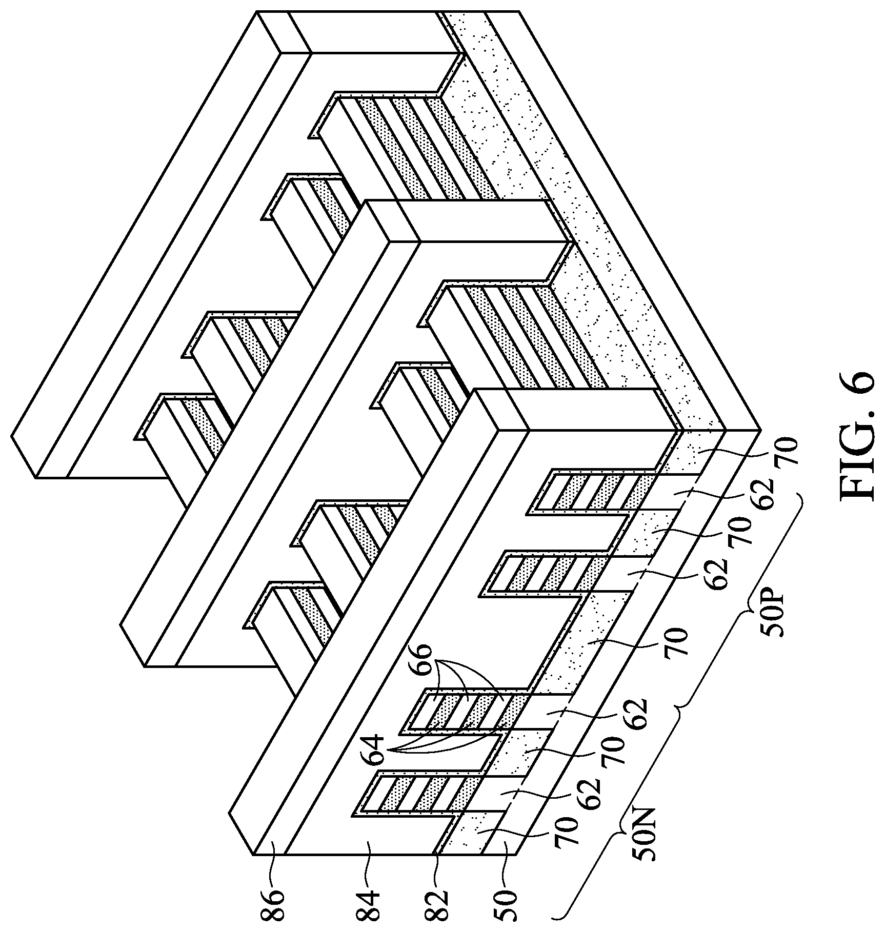 Patent US12568662 Figure 6 – Semiconductor devices and methods of forming the same
