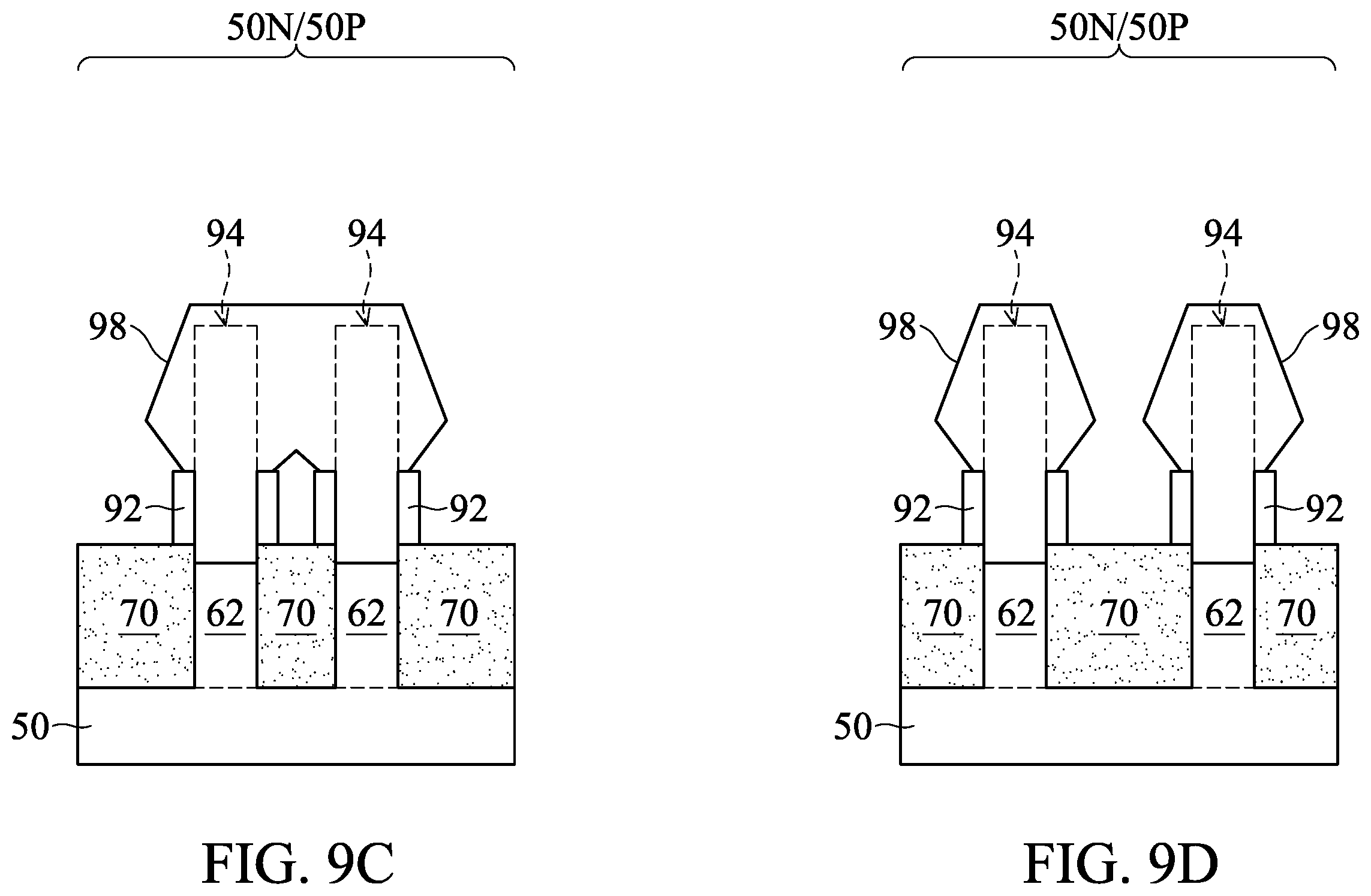 Patent US12568662 Figure 10 – Semiconductor devices and methods of forming the same