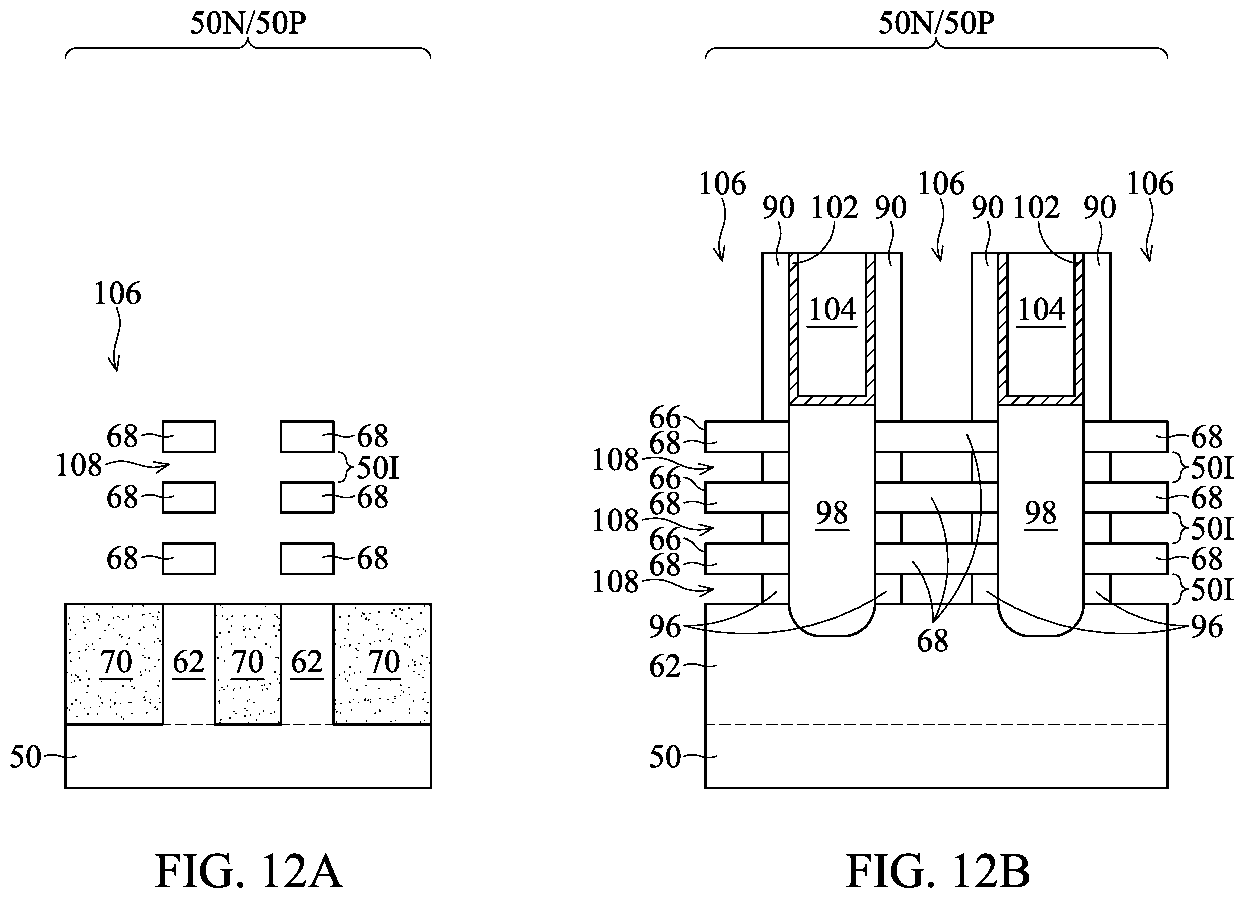 Patent US12568662 Figure 13 – Semiconductor devices and methods of forming the same