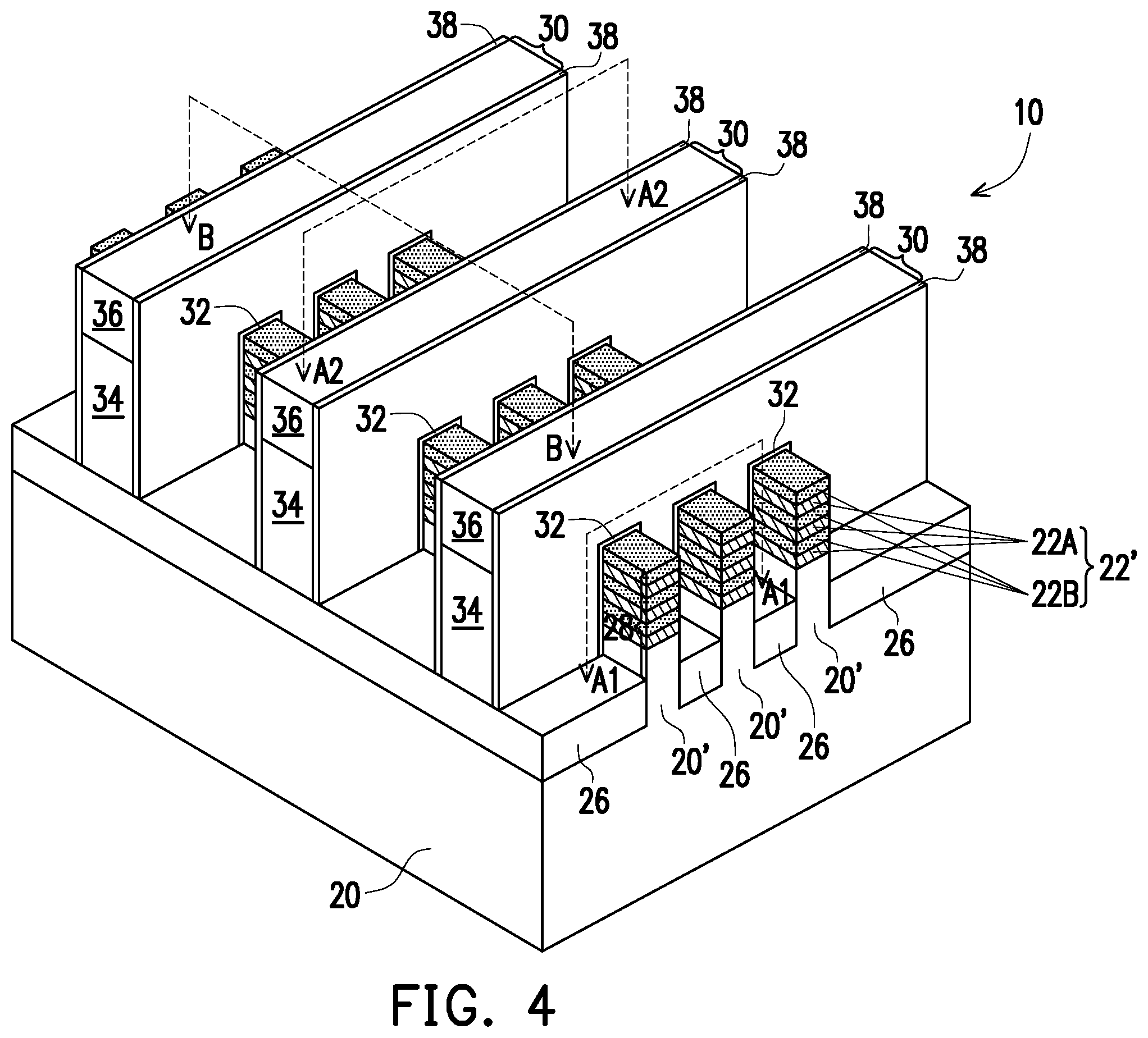 Patent US12568664 Figure 4 – Semiconductor device and method of manufacturing thereof