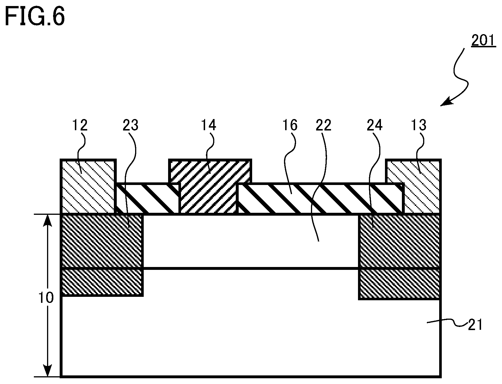 Patent US12568668 Figure 6 – Nitride semiconductor device and method for manufacturing nitride semiconductor device