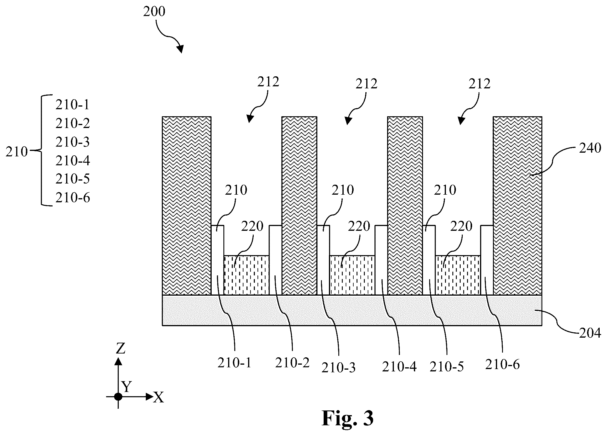 Patent US12568670 Figure 3 – Self-aligned contact structures