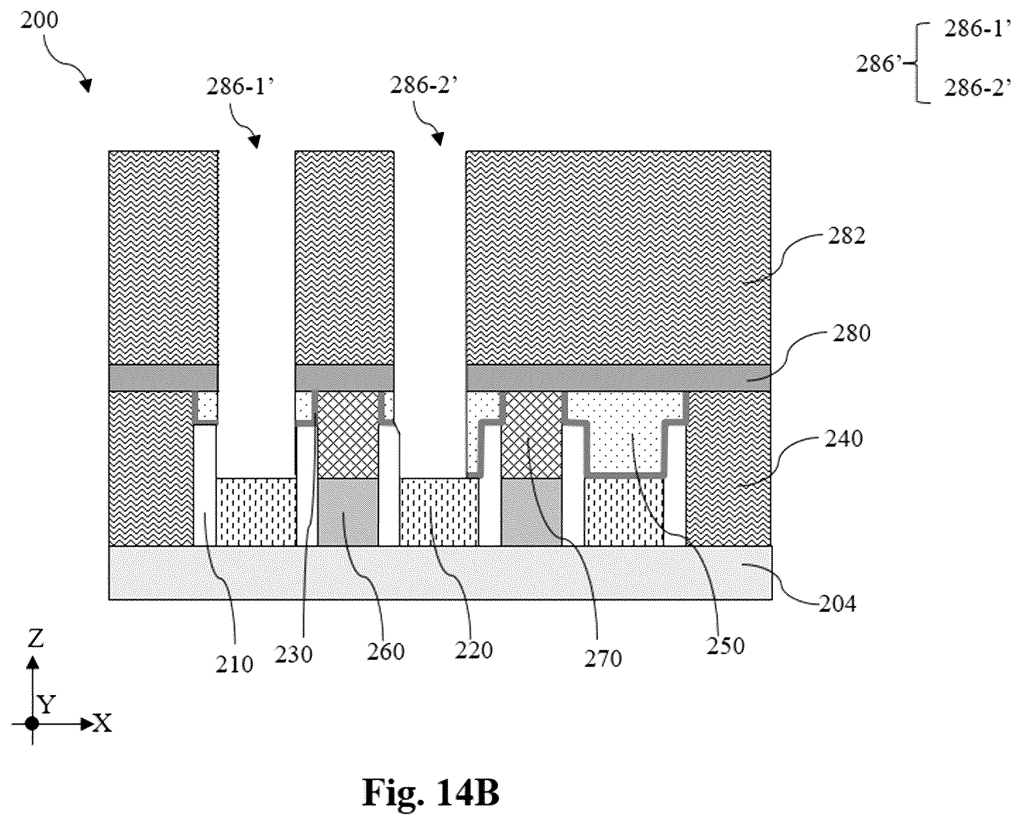 Patent US12568670 Figure 15 – Self-aligned contact structures