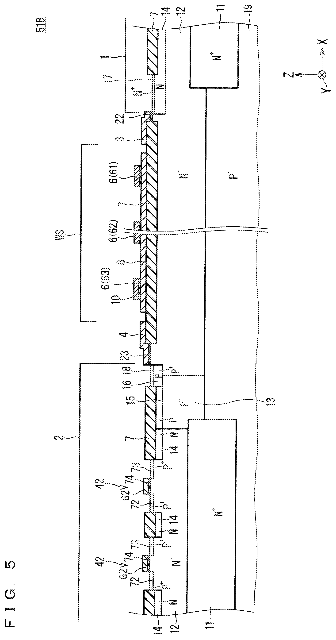Patent US12568671 Figure 5 – Semiconductor device and method for manufacturing the same