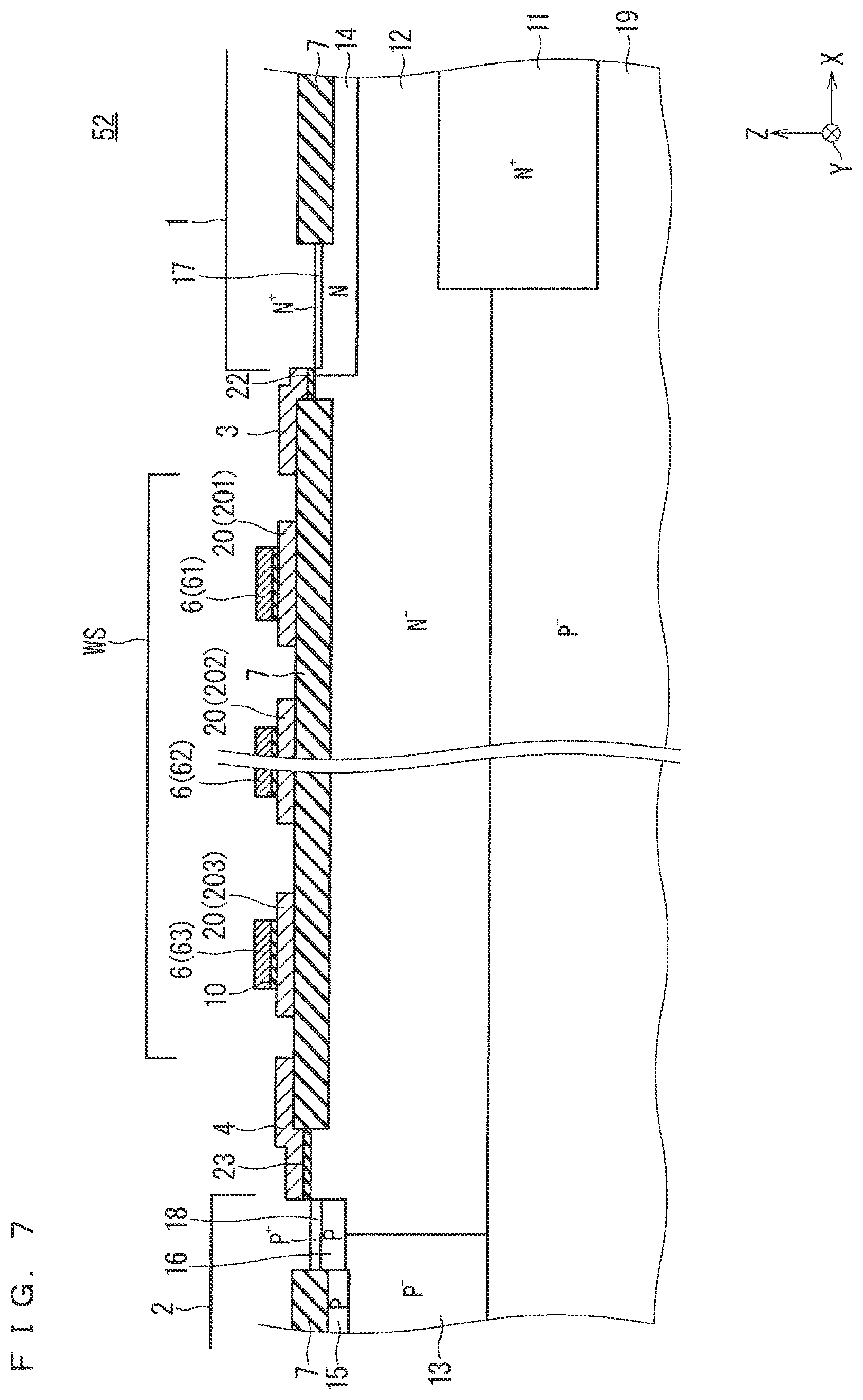 Patent US12568671 Figure 7 – Semiconductor device and method for manufacturing the same