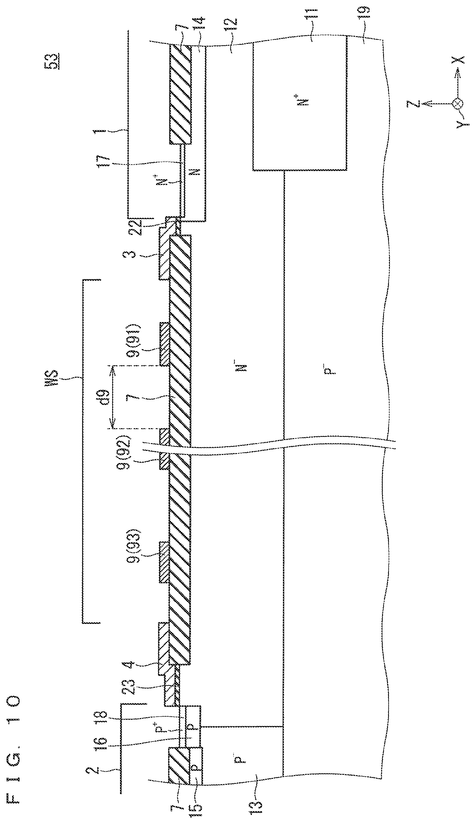 Patent US12568671 Figure 10 – Semiconductor device and method for manufacturing the same