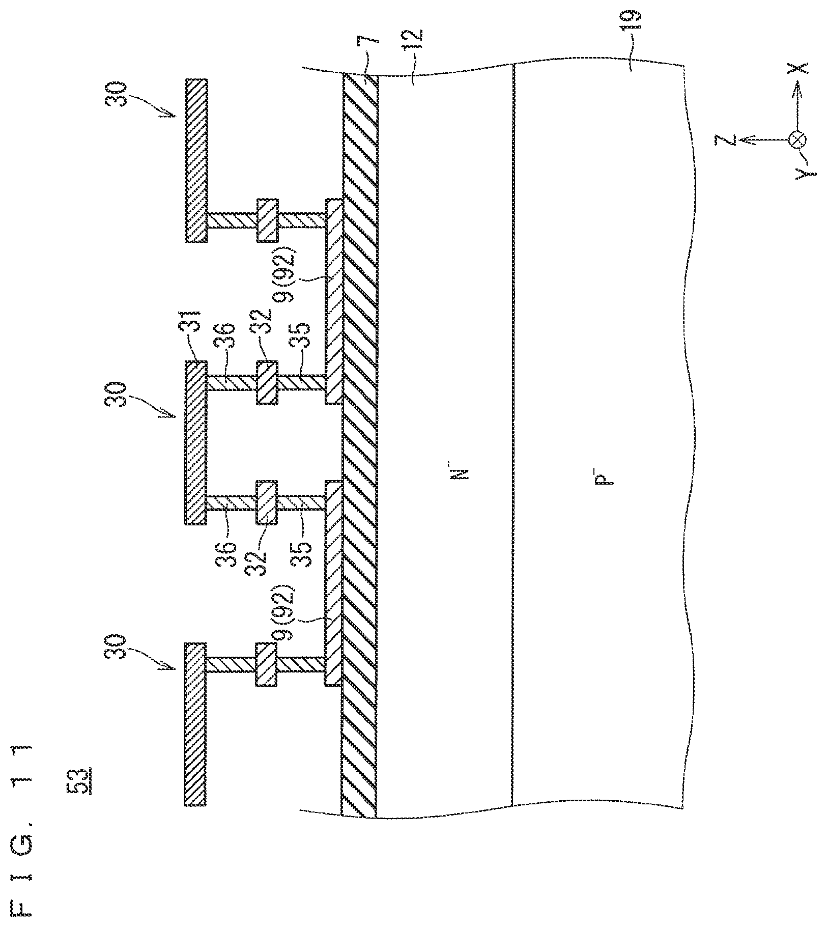 Patent US12568671 Figure 11 – Semiconductor device and method for manufacturing the same