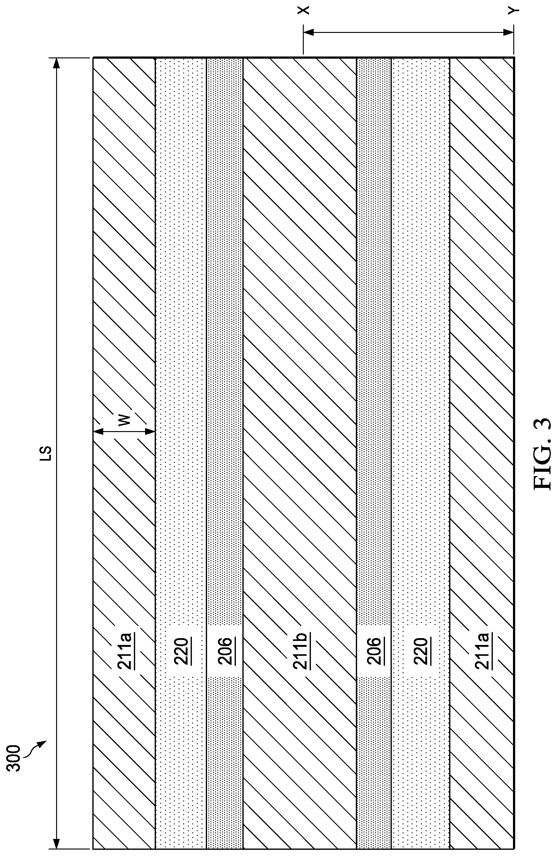 Patent US12568673 Figure 3 – Lateral surface gate vertical field effect transistor with adjustable output capacitance