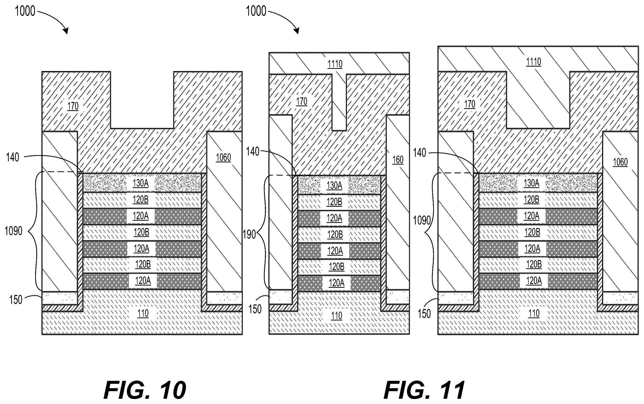 Patent US12568677 Figure 4 – Method of self-aligned dielectric wall formation for forksheet application