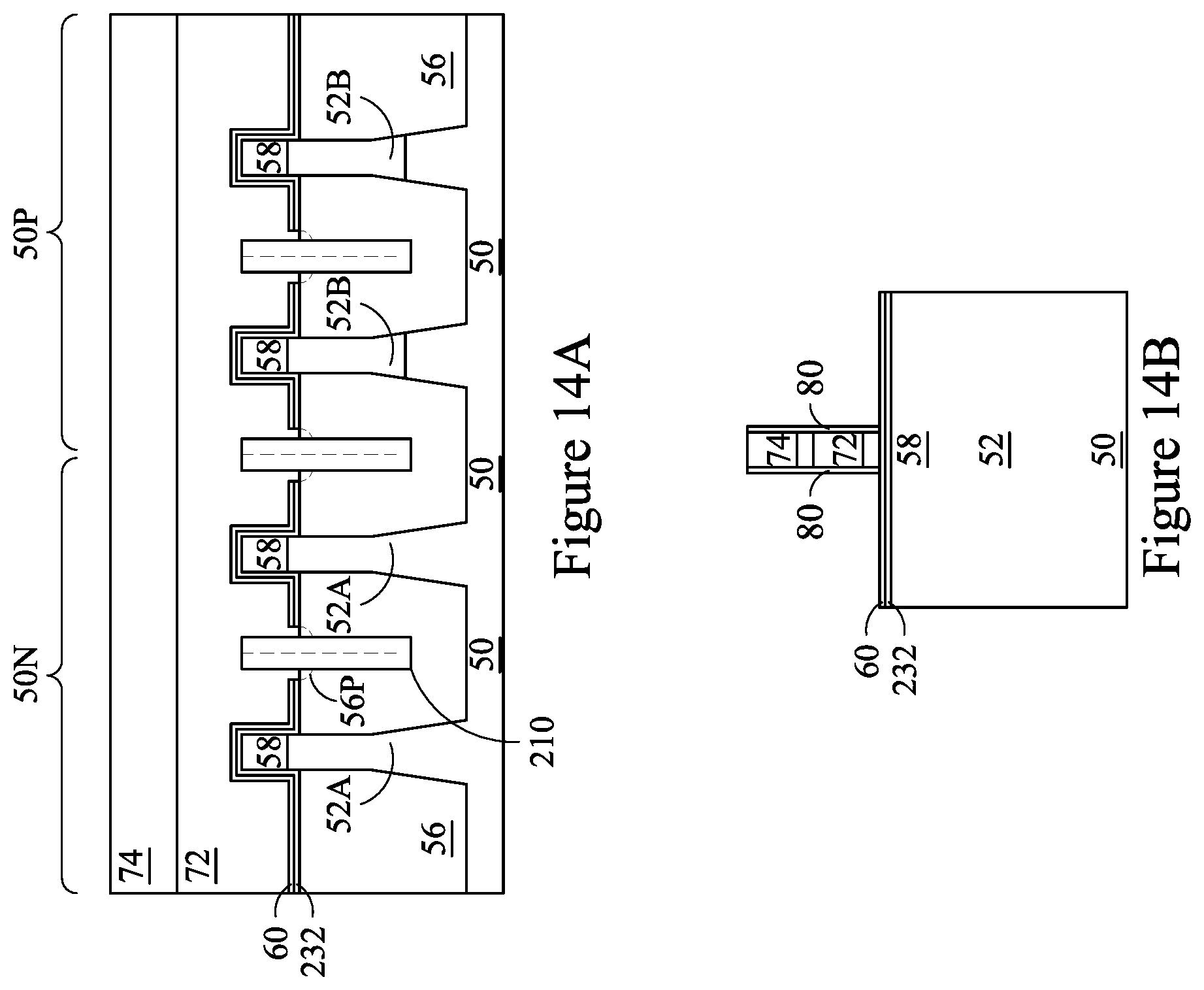 Patent US12568678 Figure 14 – Methods of forming semiconductor device and dielectric fin
