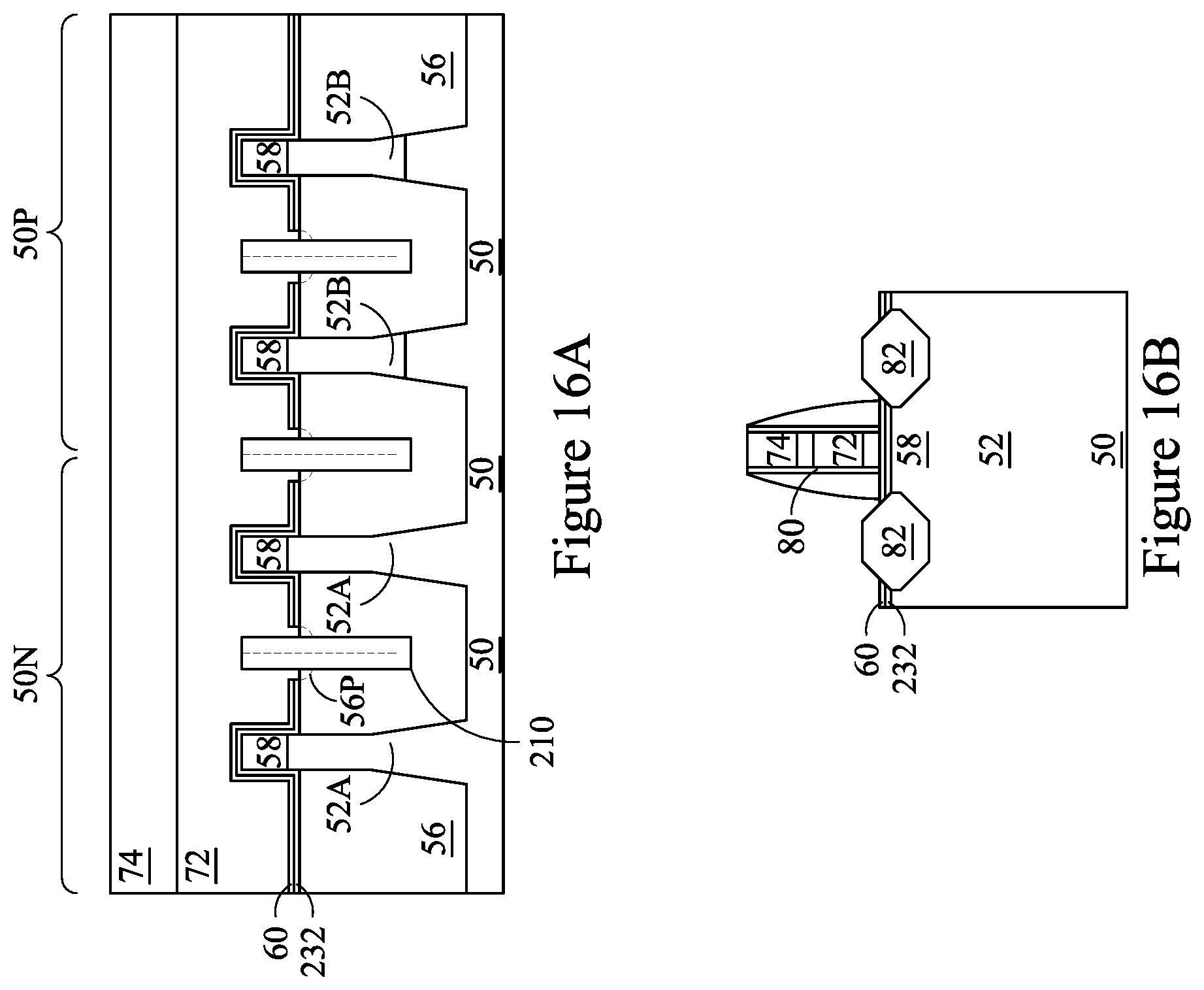 Patent US12568678 Figure 16 – Methods of forming semiconductor device and dielectric fin