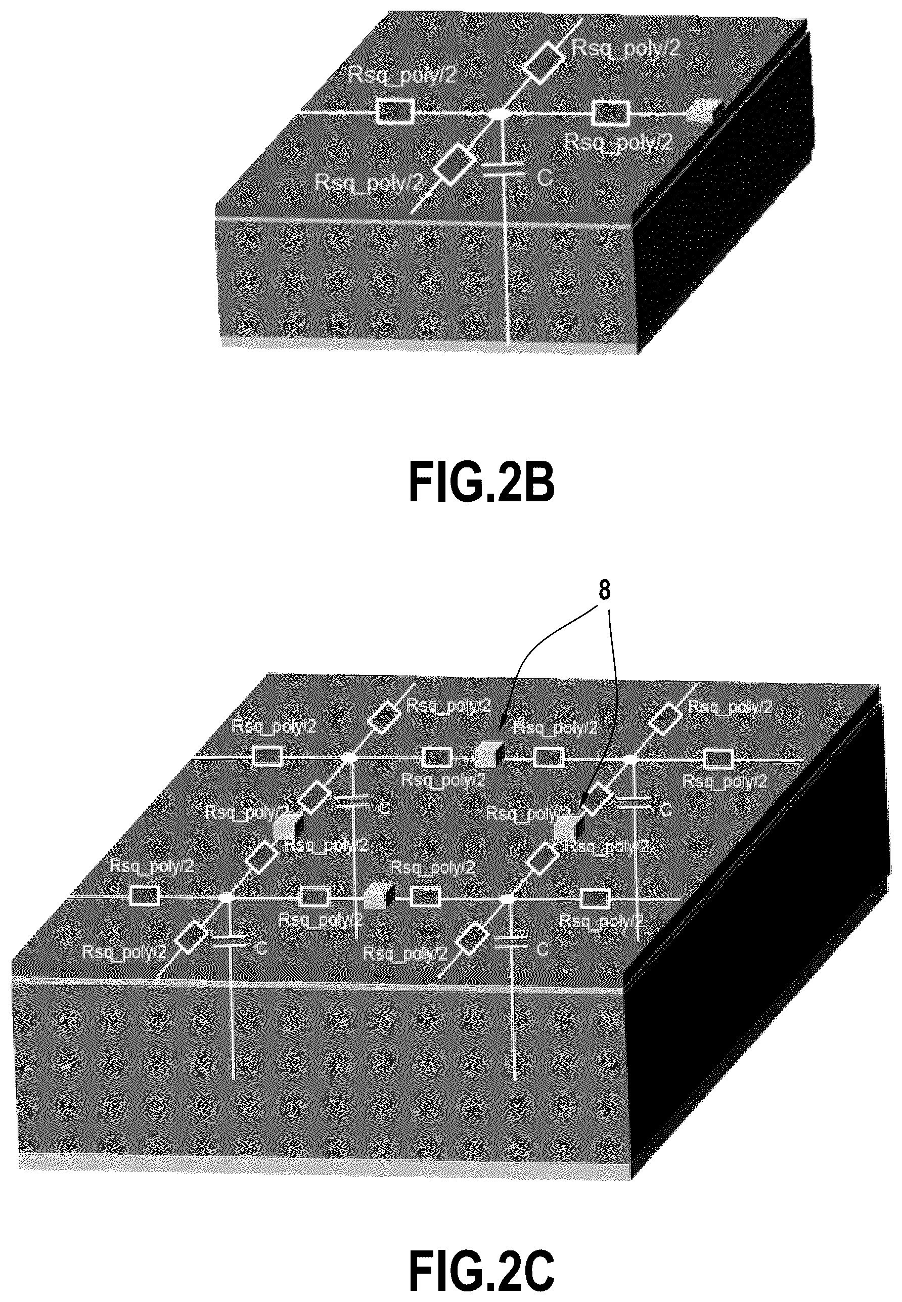Patent US12568679 Figure 4 – Contact structures in RC-network components