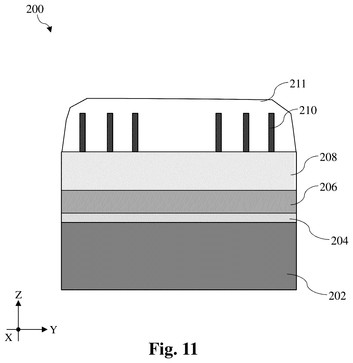 Patent US12568681 Figure 11 – Active region patterning