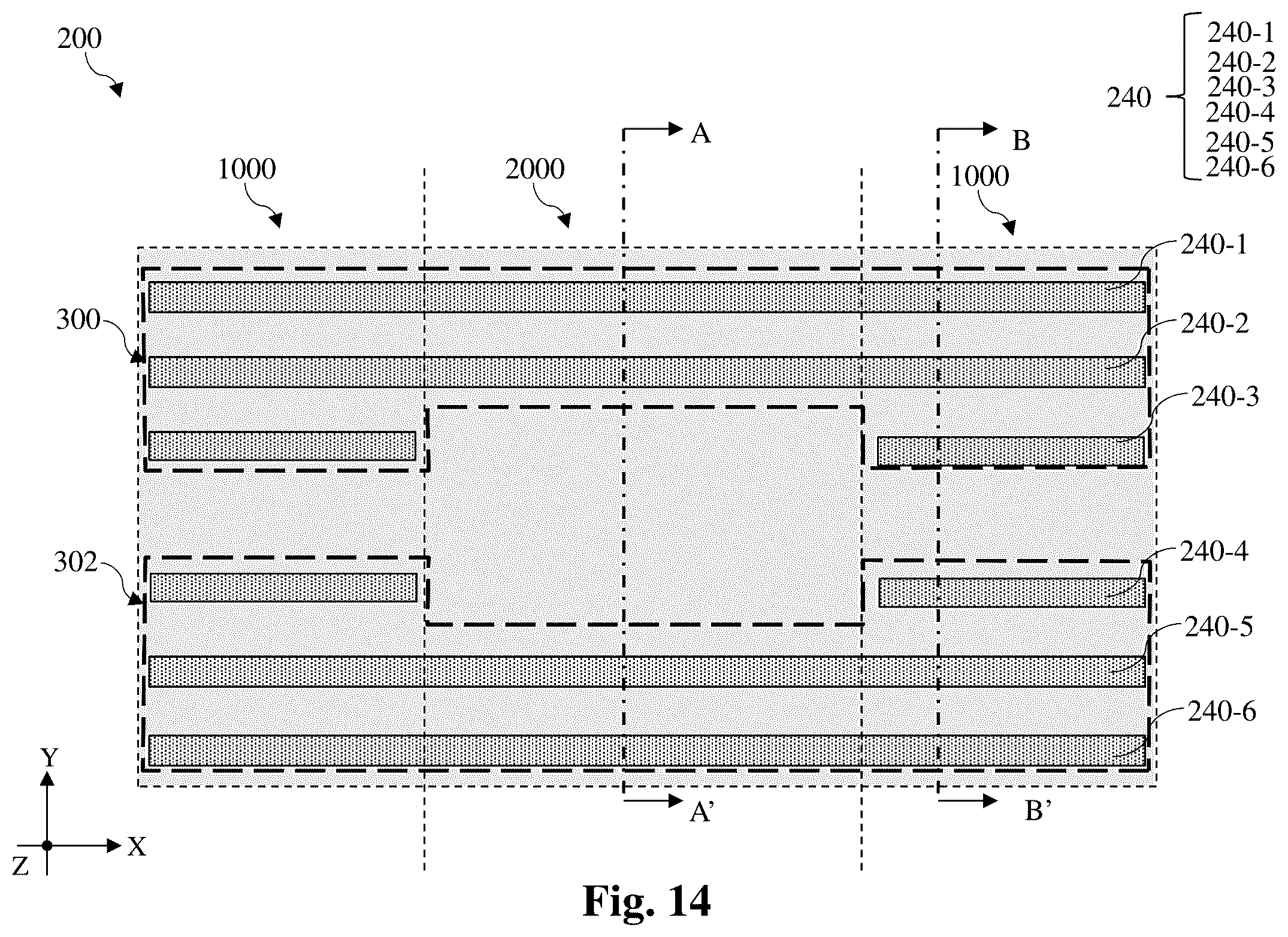 Patent US12568681 Figure 14 – Active region patterning