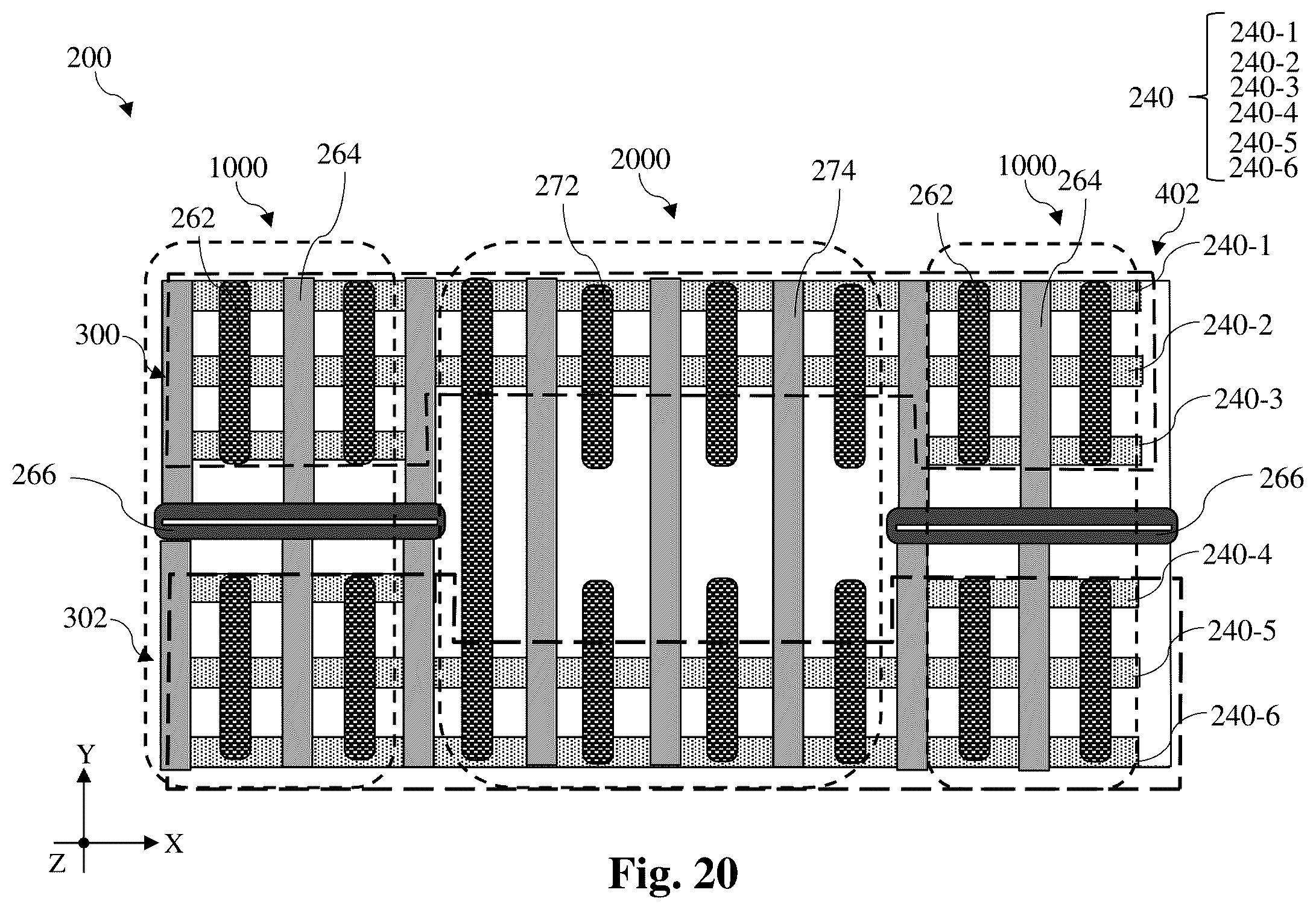 Patent US12568681 Figure 20 – Active region patterning