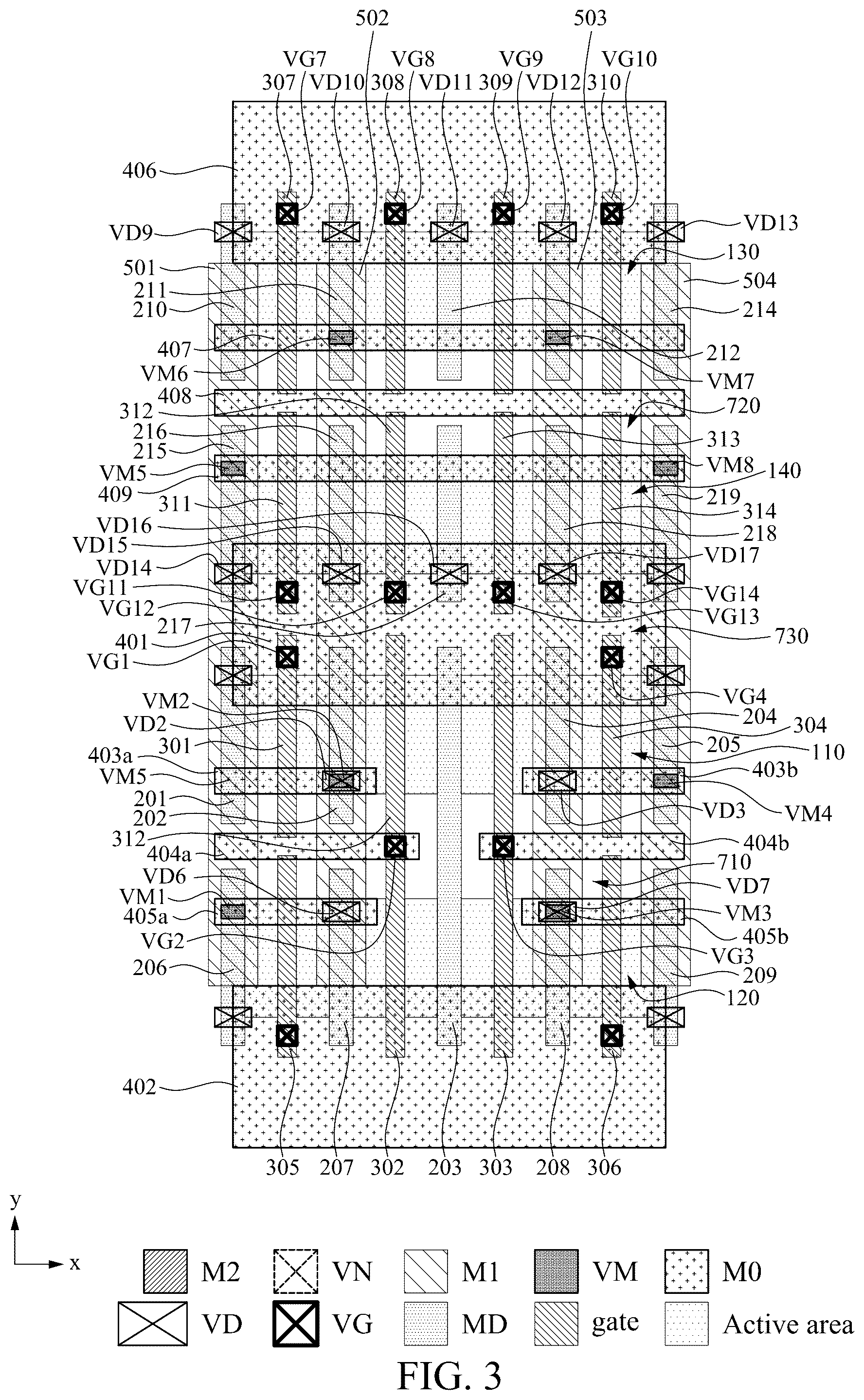 Patent US12568685 Figure 4 – Integrated circuit