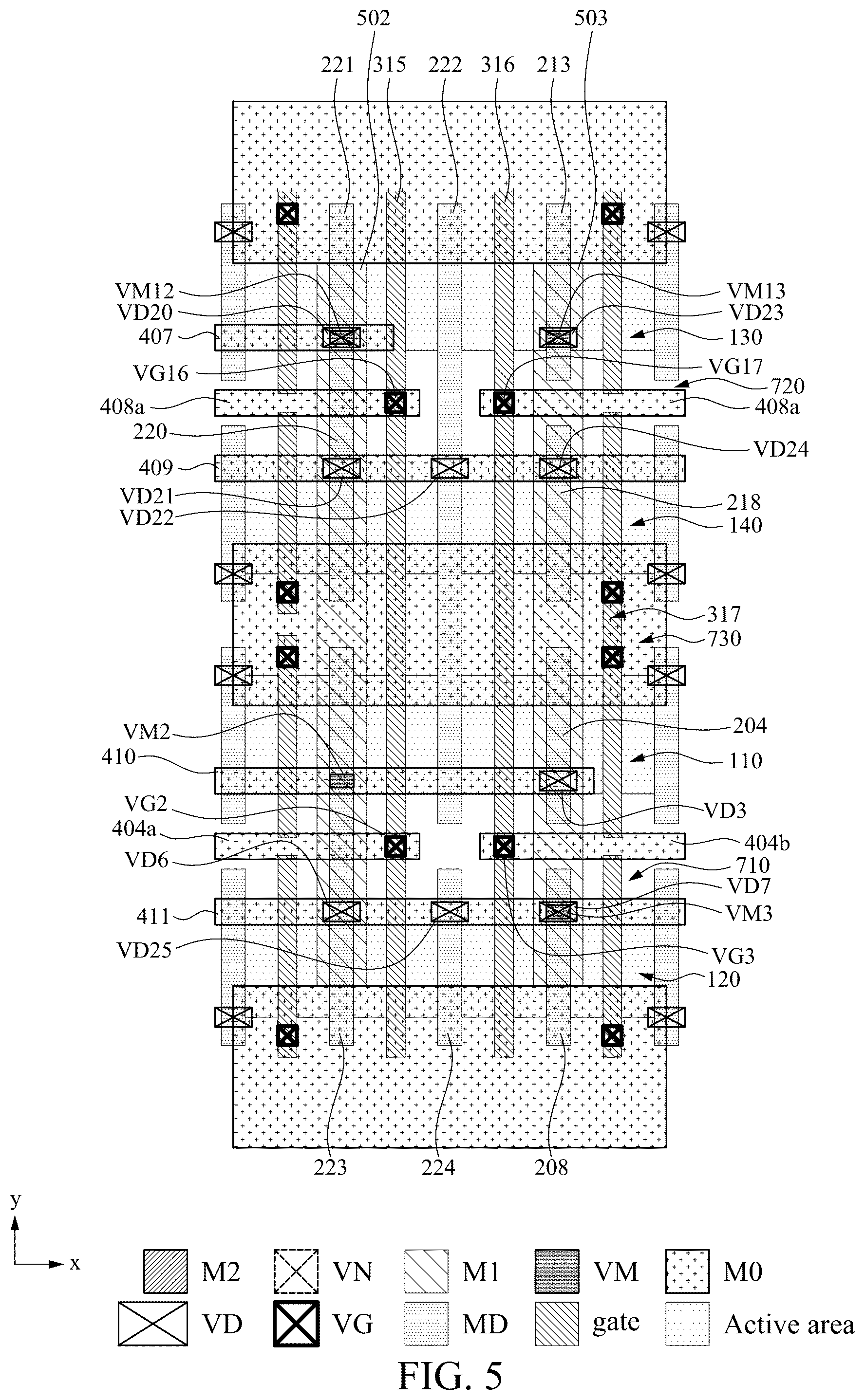 Patent US12568685 Figure 6 – Integrated circuit