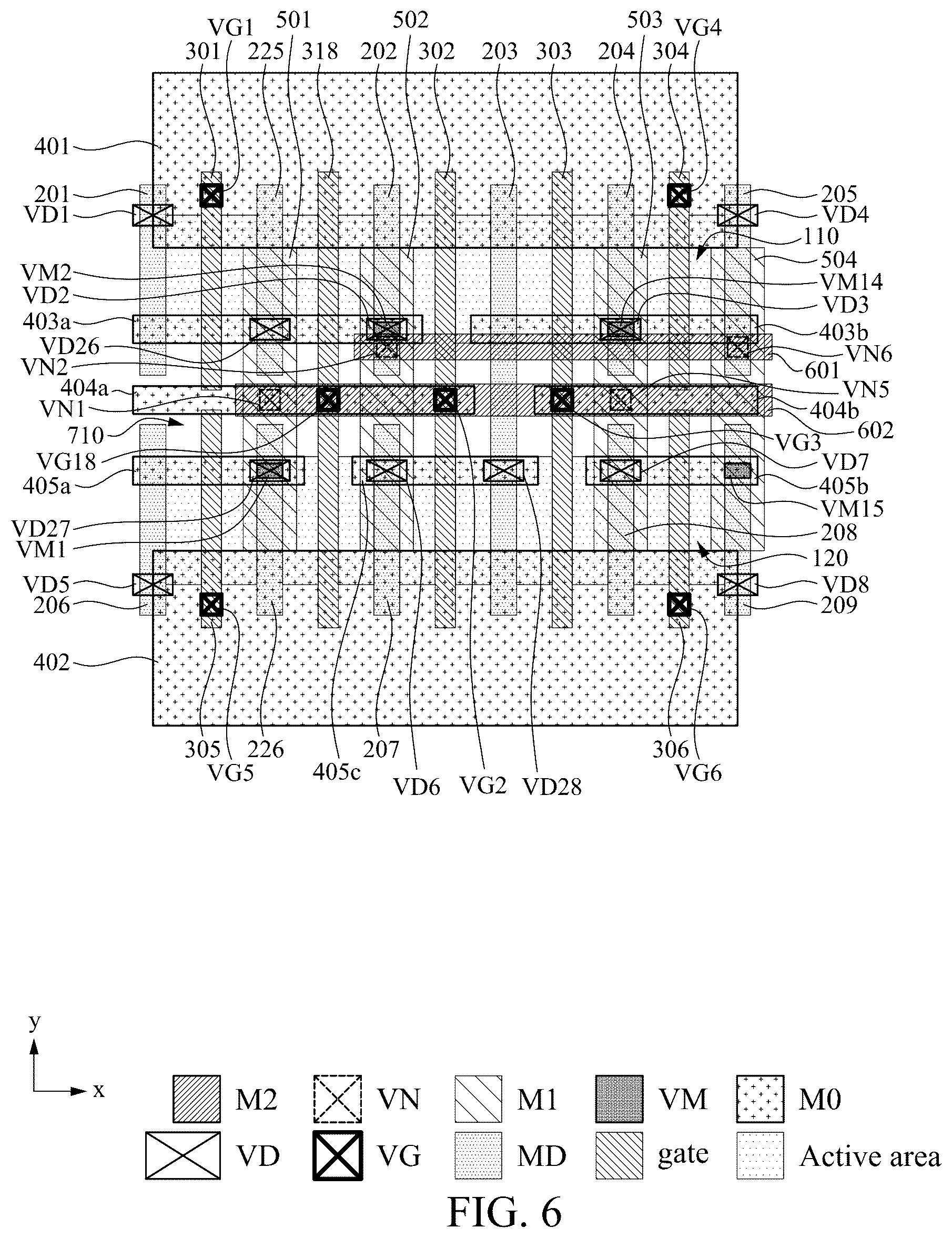 Patent US12568685 Figure 7 – Integrated circuit