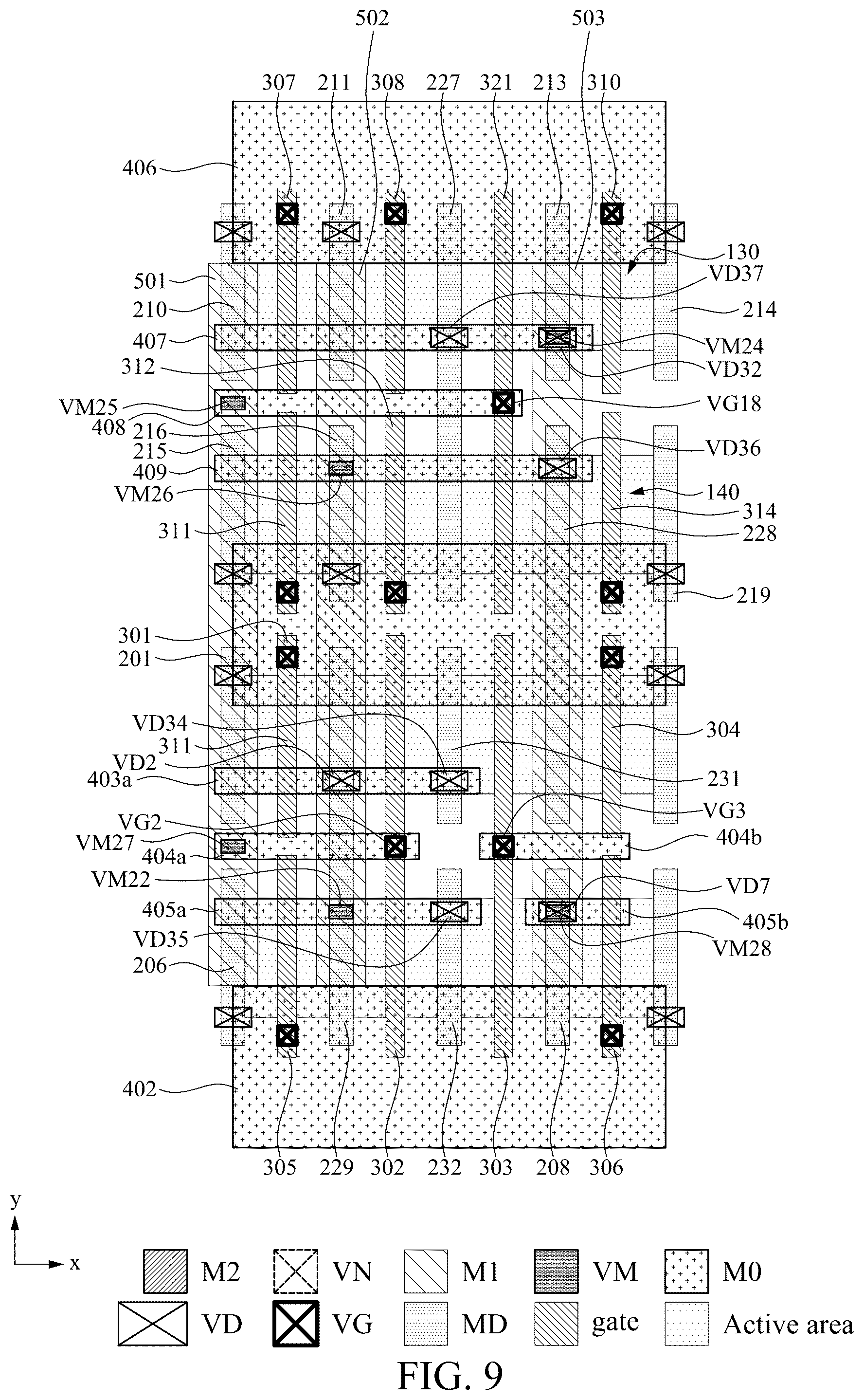 Patent US12568685 Figure 10 – Integrated circuit
