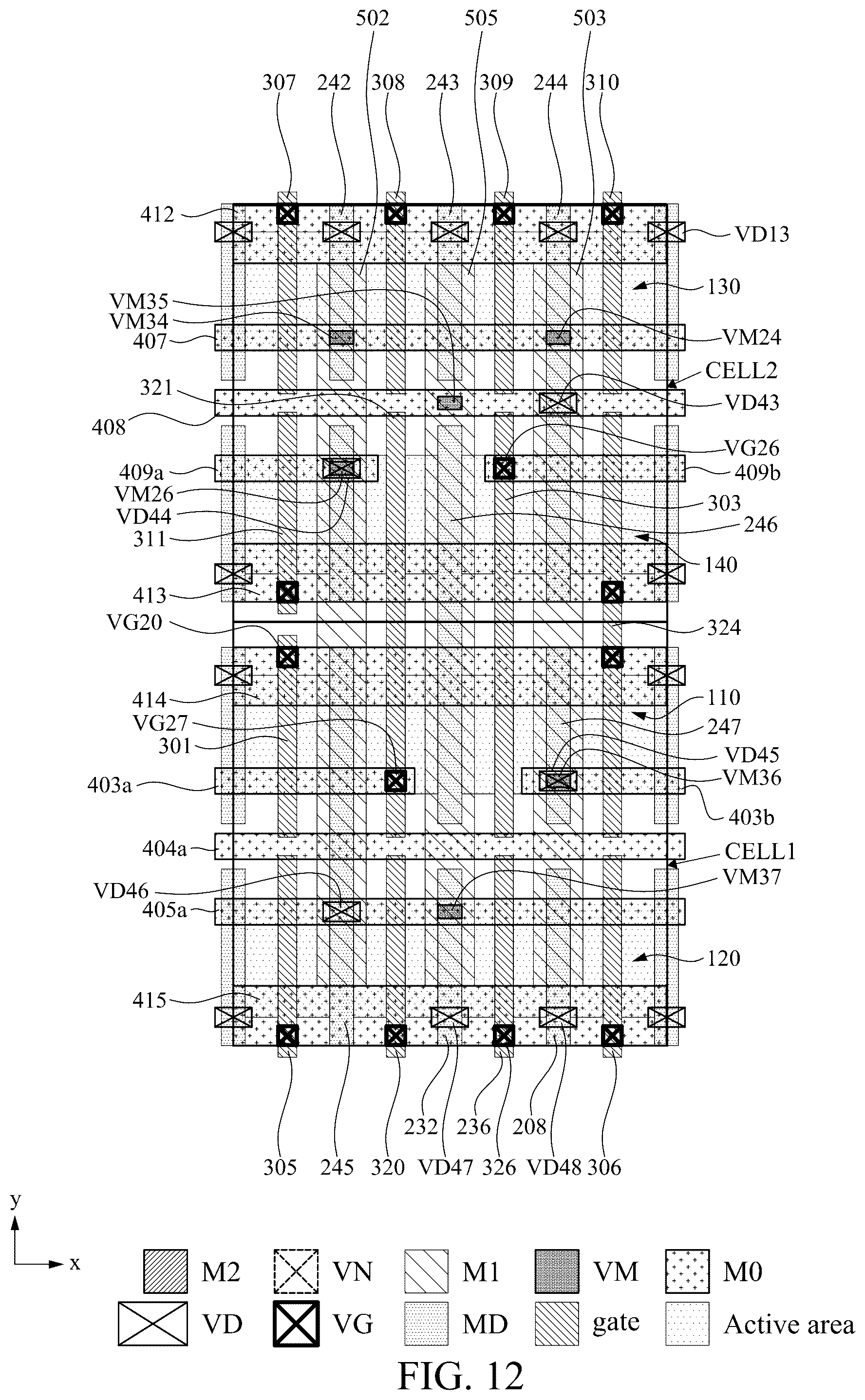 Patent US12568685 Figure 15 – Integrated circuit