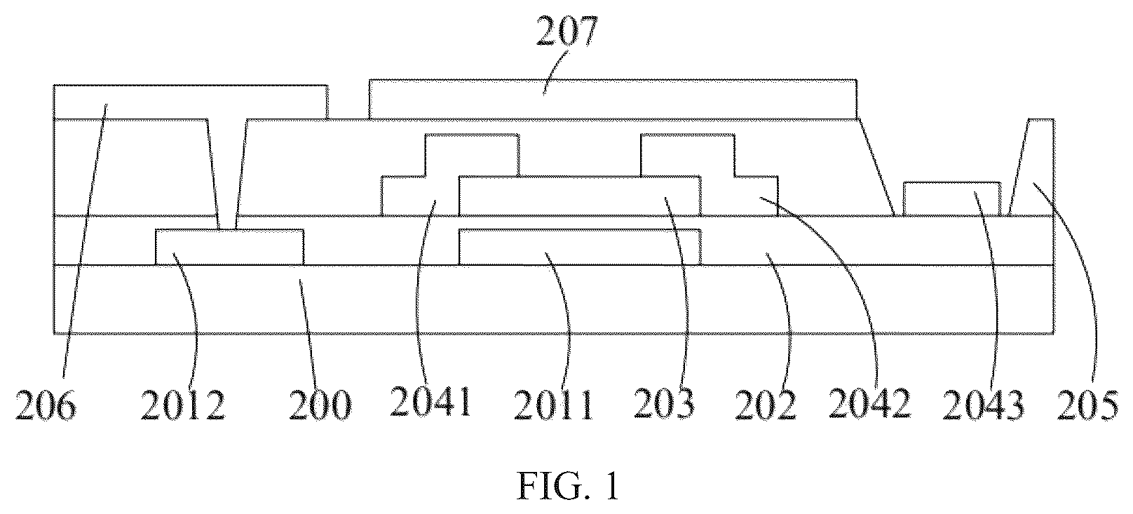 Patent US12568686 Figure 1 – Array substrate and fabrication method thereof, and display device