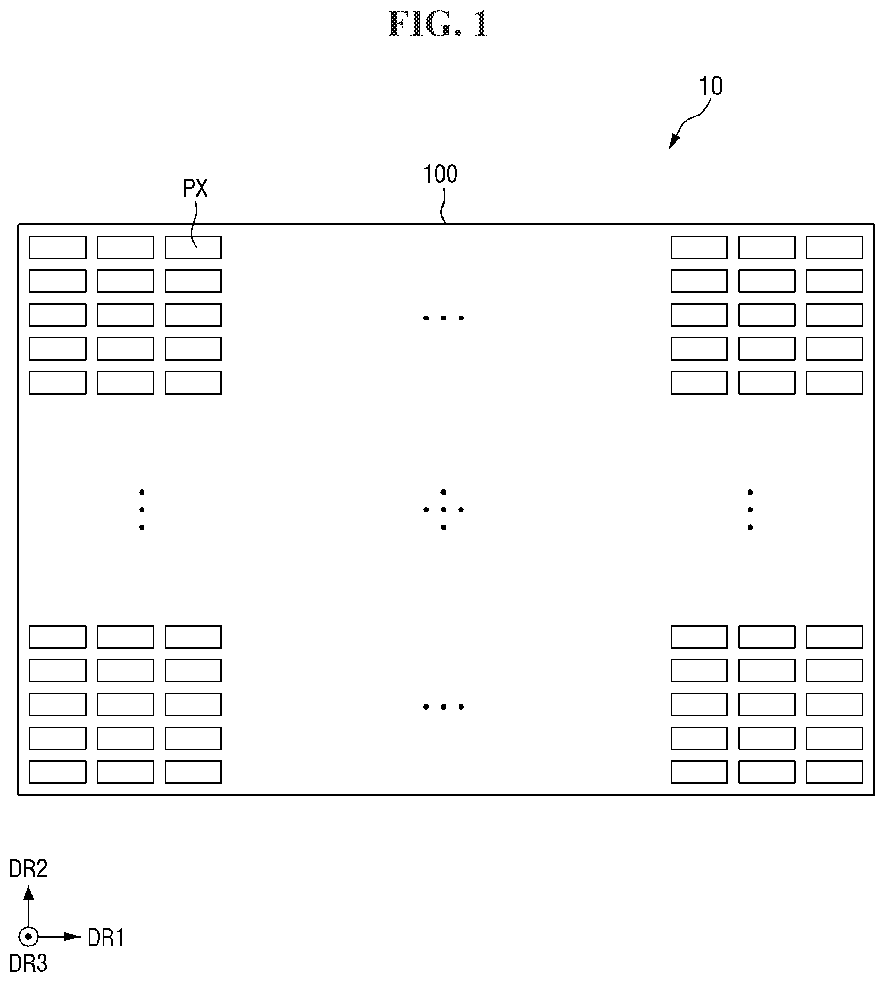 Patent US12568688 Figure 1 – Display device and tiled display device