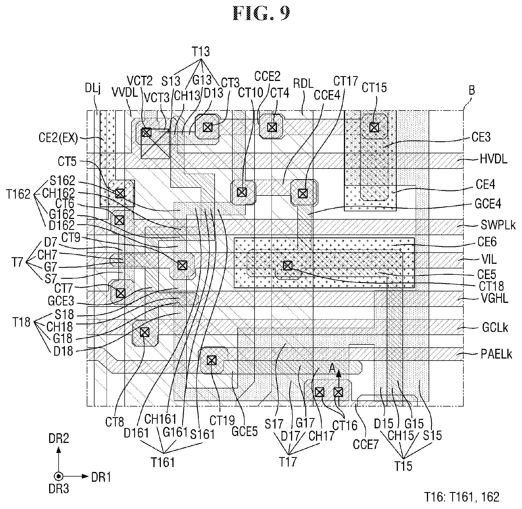 Patent US12568688 Figure 9 – Display device and tiled display device