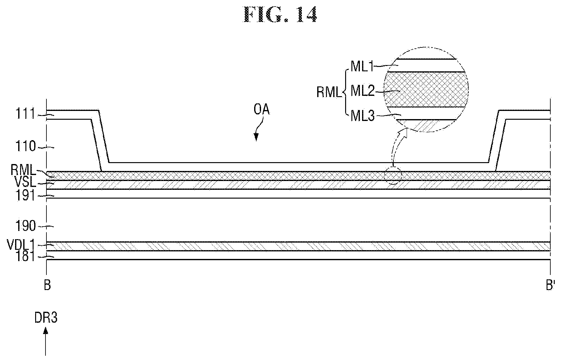 Patent US12568688 Figure 14 – Display device and tiled display device