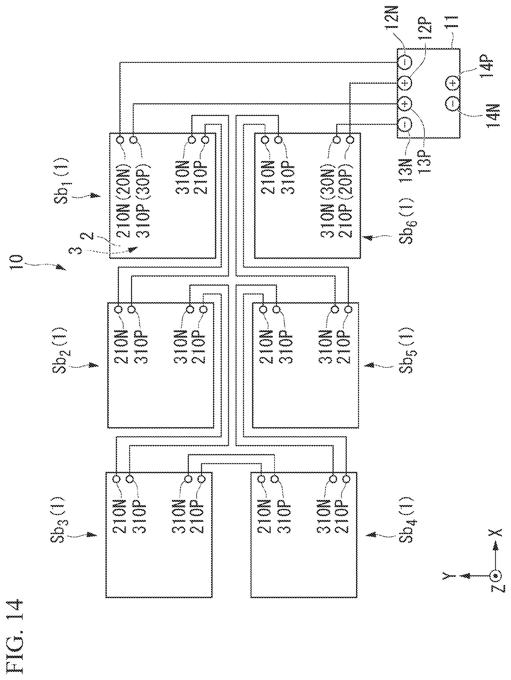 Patent US12568695 Figure 14 – Tandem solar cell